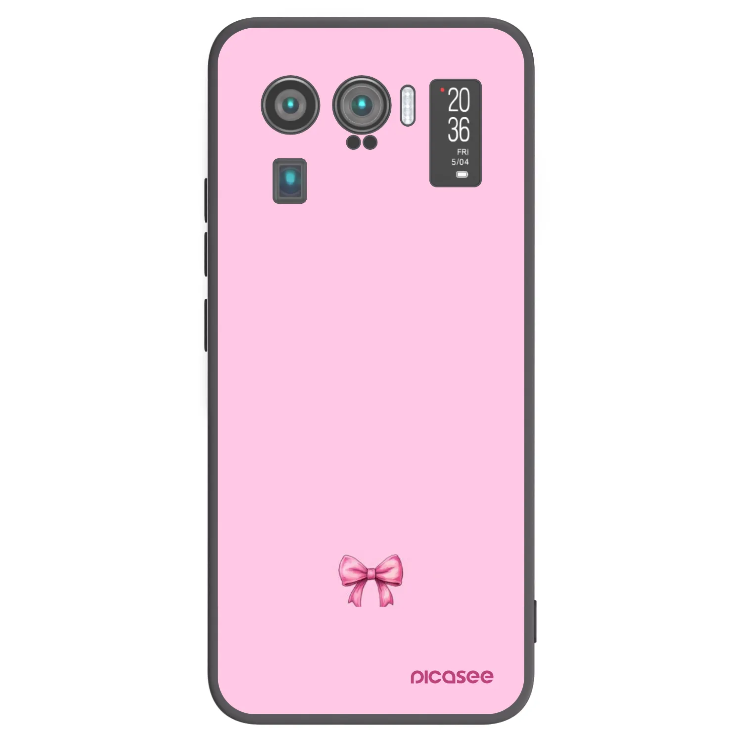 Picasee silikonski črni ovitek za Xiaomi Mi 11 Ultra - Blush bow
