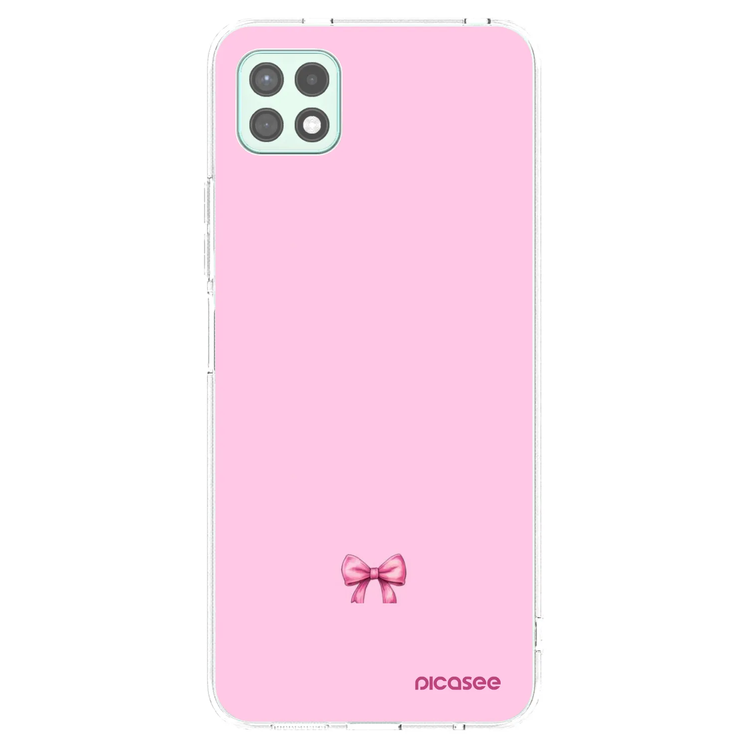 Picasee silikonski prozorni ovitek za Samsung Galaxy A22 A226B 5G - Blush bow