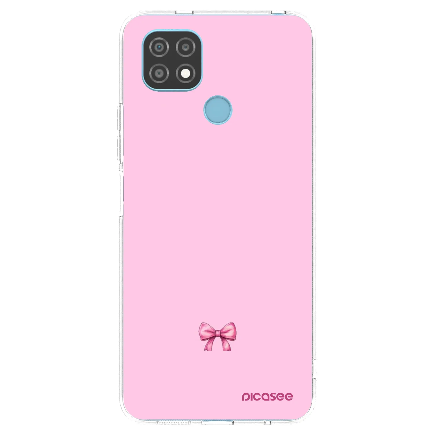 Picasee silikonski prozorni ovitek za Realme C21 - Blush bow