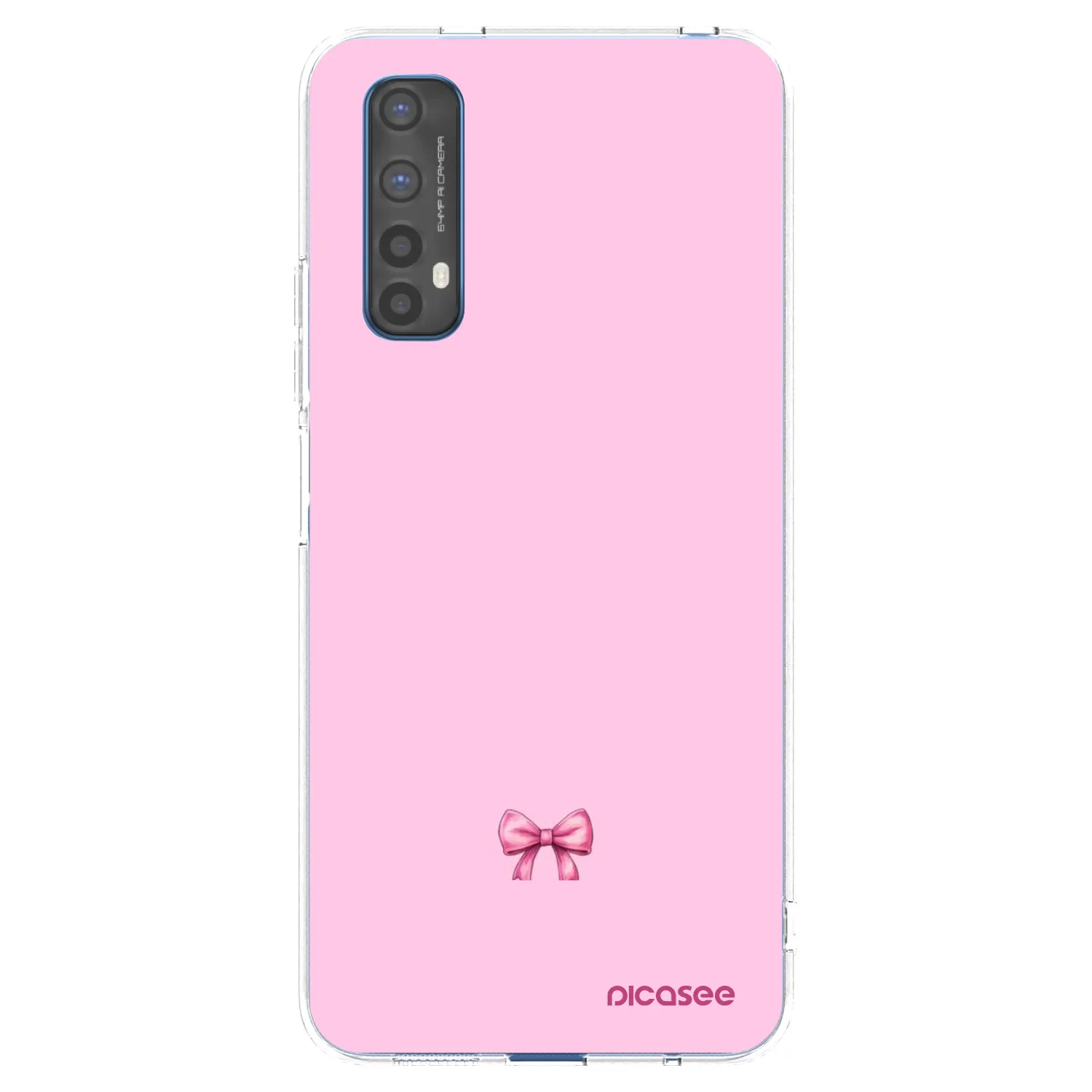Picasee silikonski prozorni ovitek za Realme 7 - Blush bow