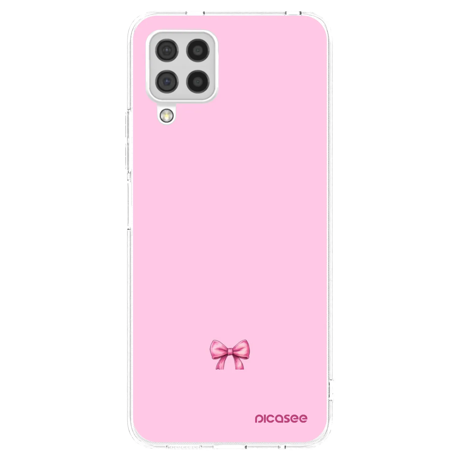 Picasee silikonski prozorni ovitek za Samsung Galaxy A22 A225F 4G - Blush bow