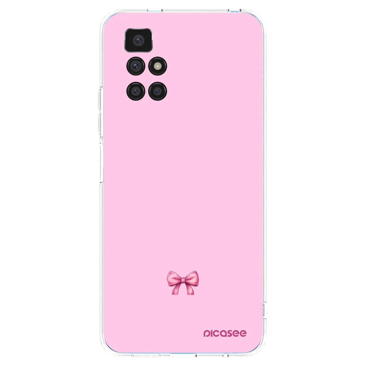 Picasee silikonski prozorni ovitek za Xiaomi Redmi 10 - Blush bow