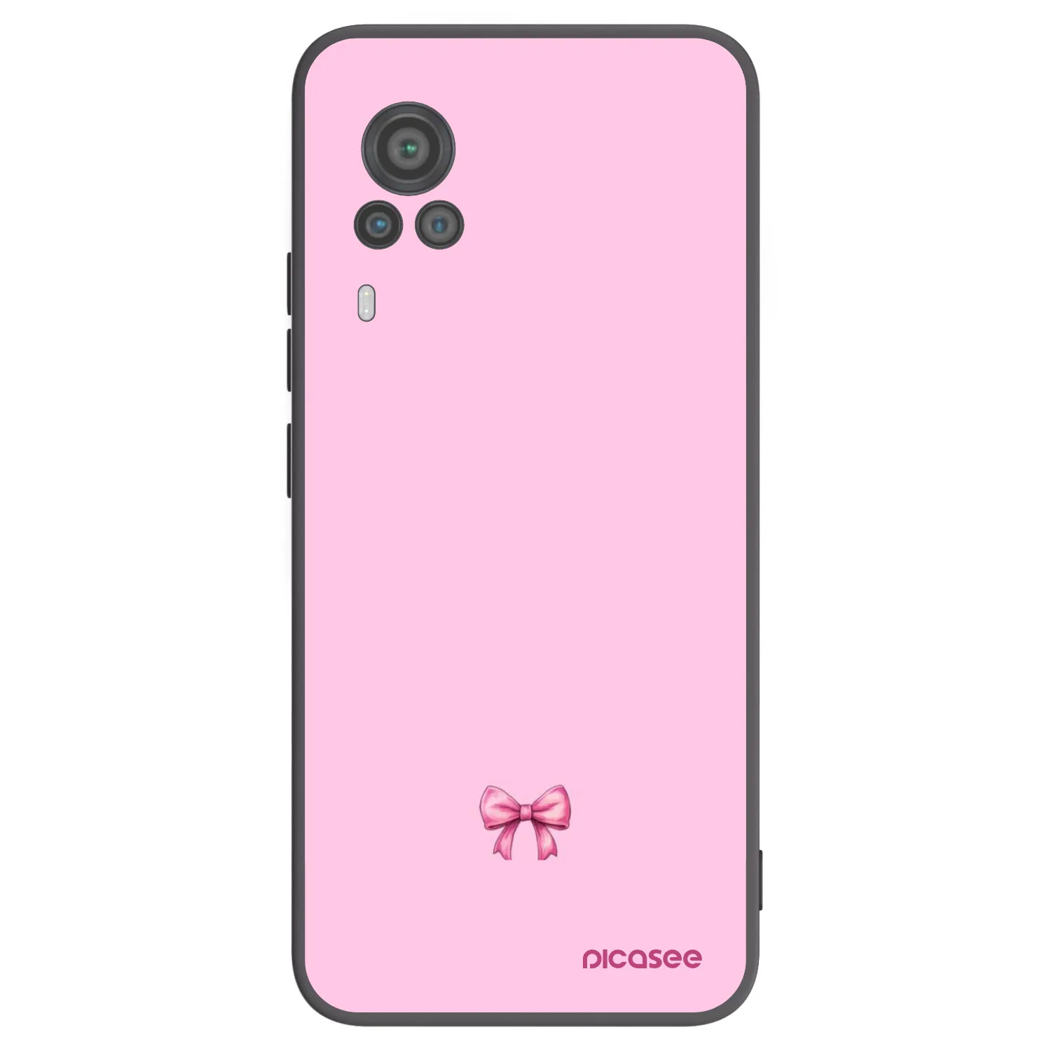 Picasee silikonski črni ovitek za Vivo X60 Pro 5G - Blush bow