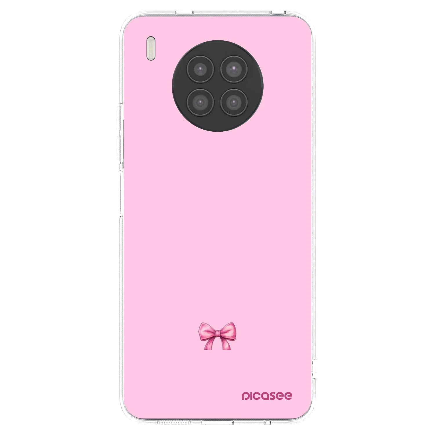 Picasee silikonski prozorni ovitek za Huawei Nova 8i - Blush bow
