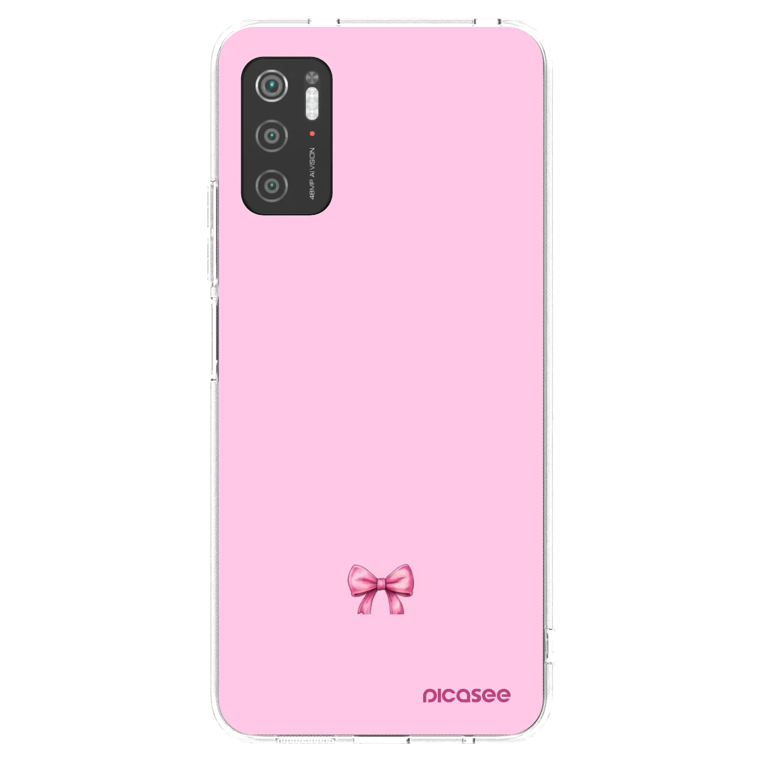 Picasee silikonski prozorni ovitek za Xiaomi Poco M3 Pro 5G - Blush bow