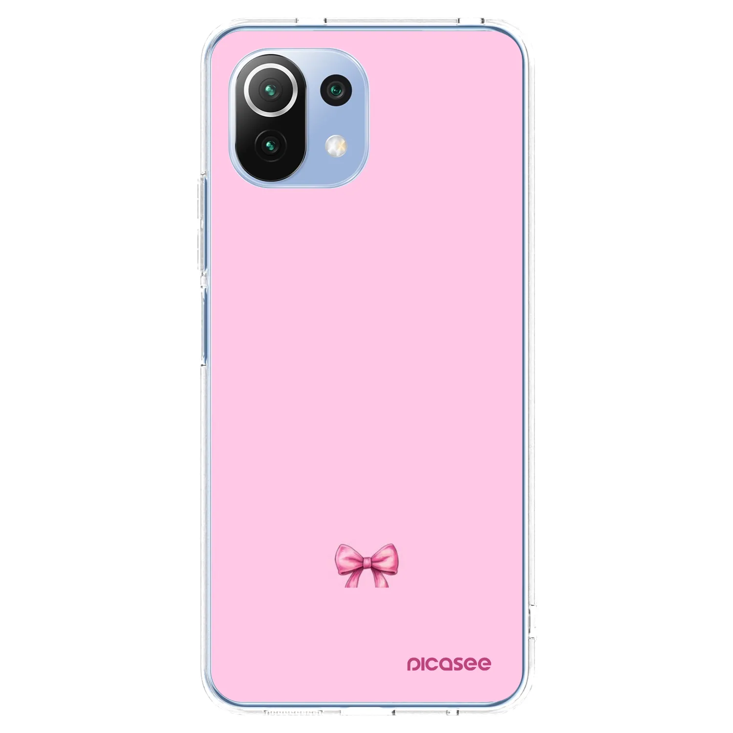 Picasee silikonski prozorni ovitek za Xiaomi 11 Lite 5G NE - Blush bow