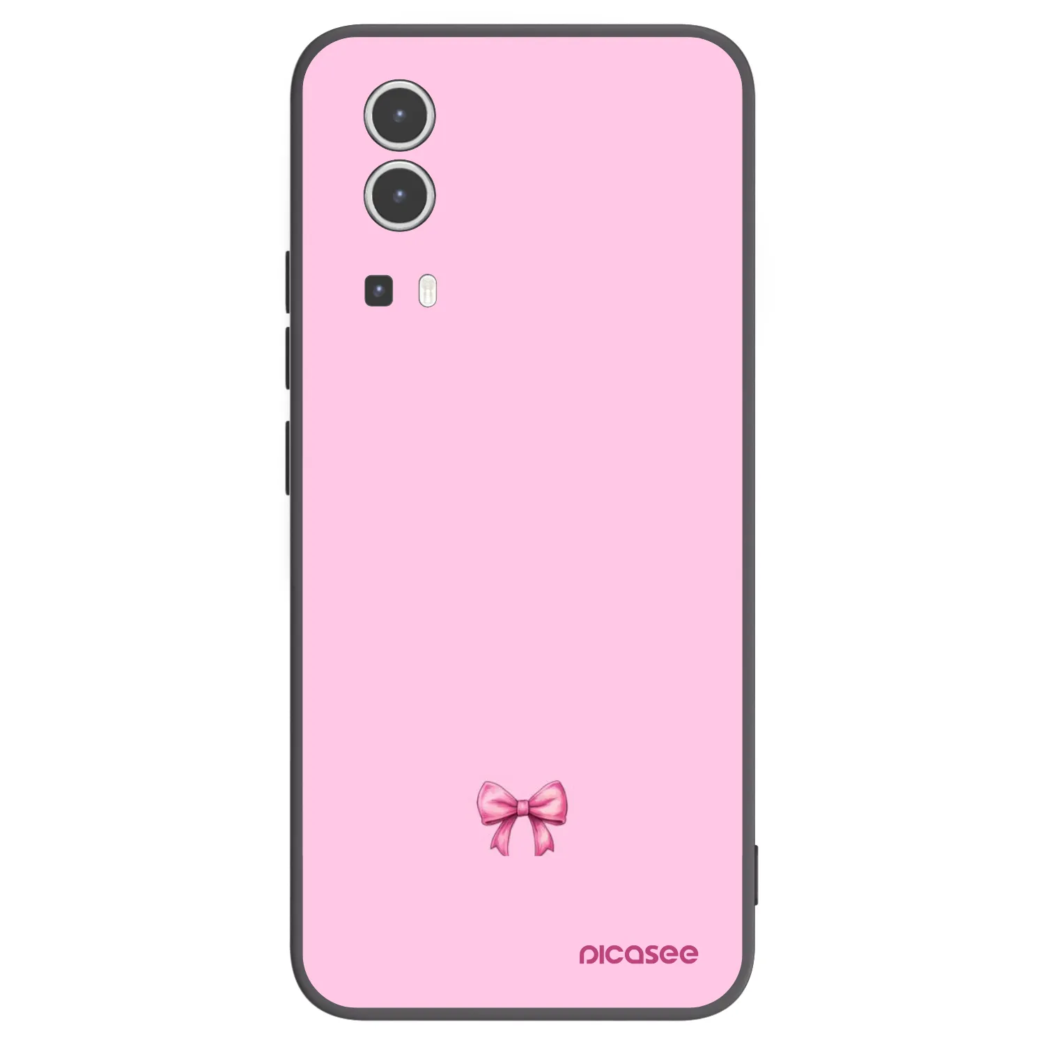 Picasee silikonski črni ovitek za Vivo Y72 5G - Blush bow
