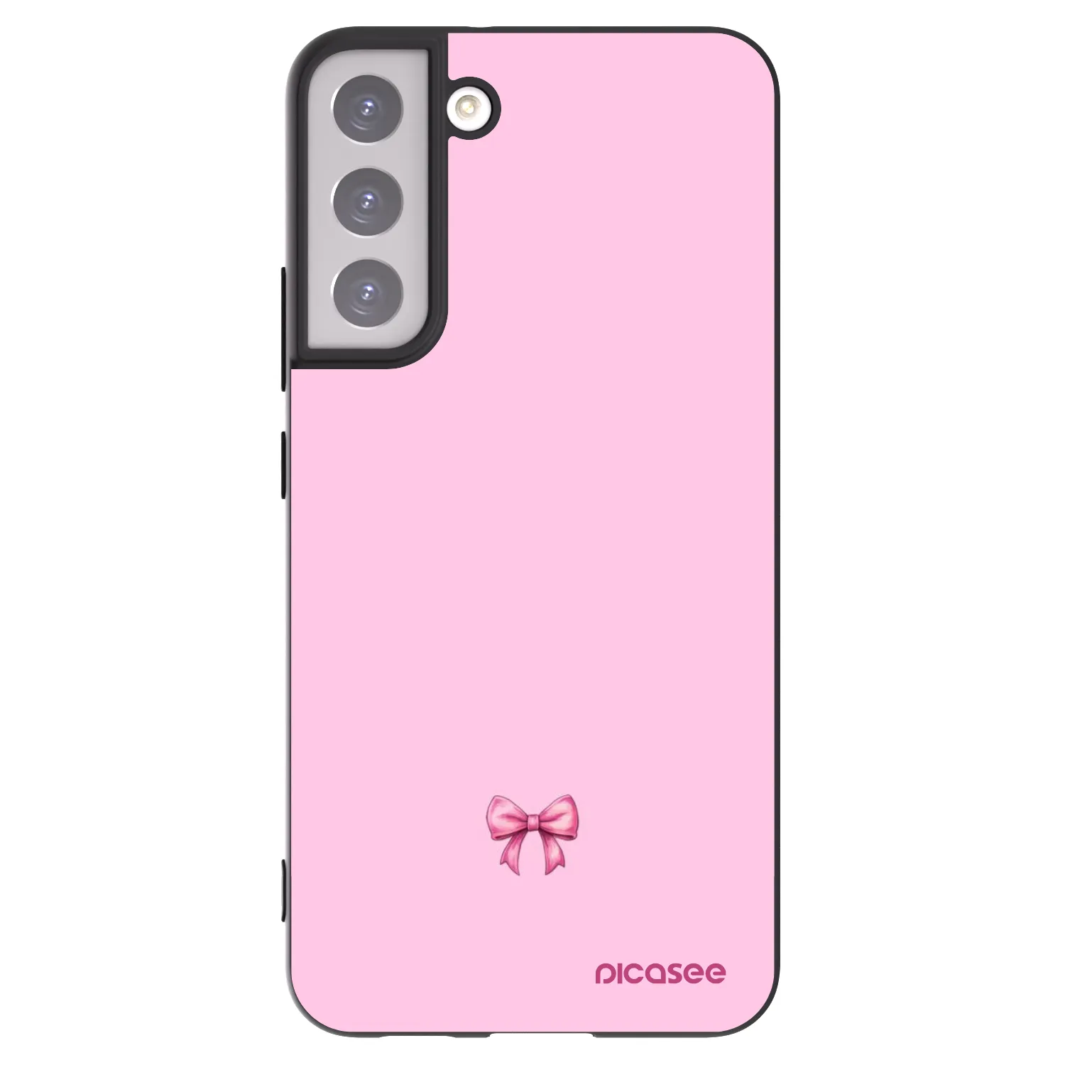 Picasee silikonski črni ovitek za Samsung Galaxy S22+ 5G - Blush bow