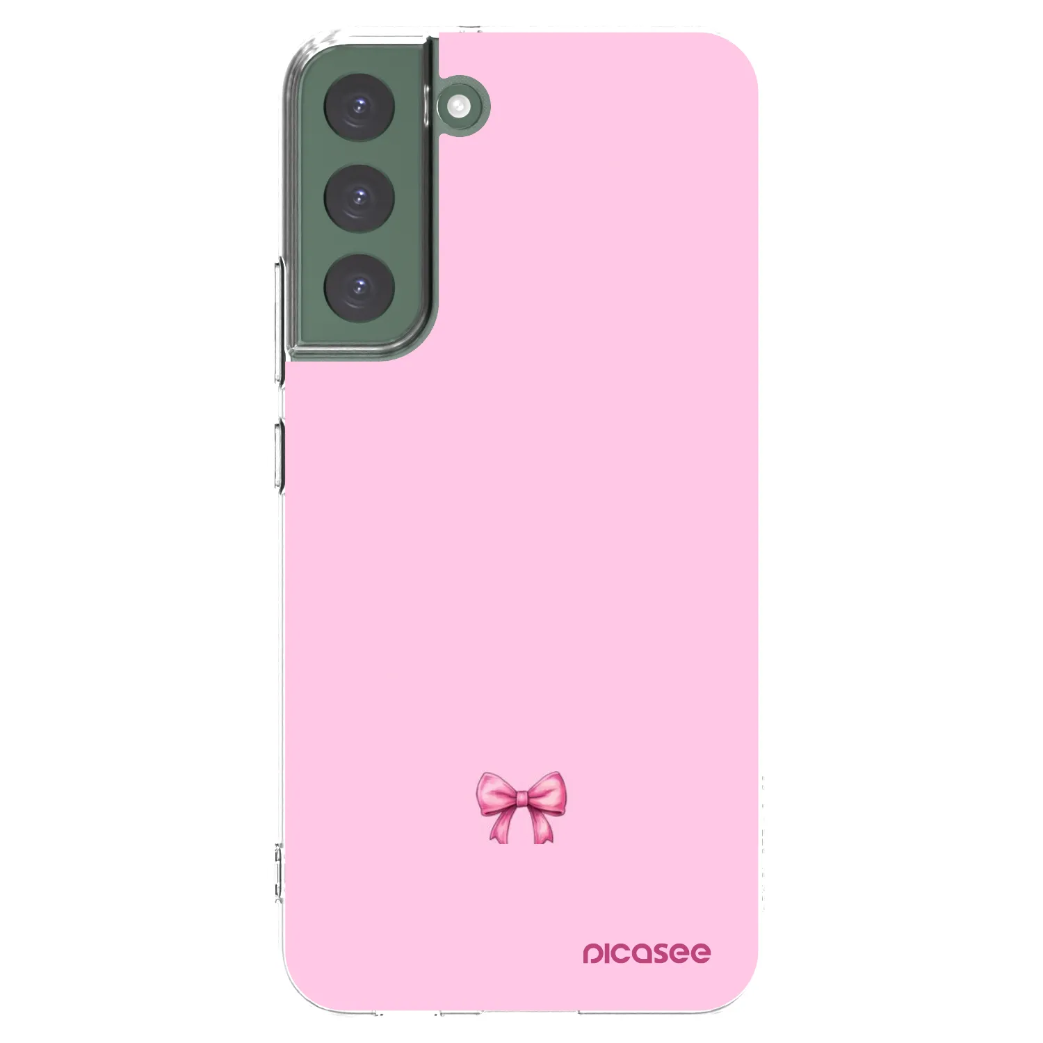 Picasee silikonski prozorni ovitek za Samsung Galaxy S22+ 5G - Blush bow