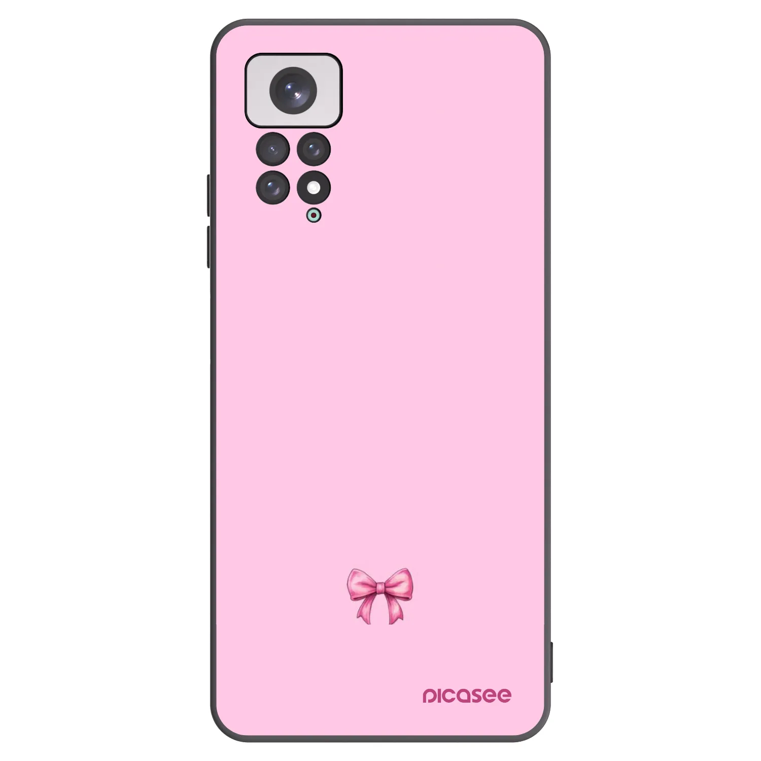 Picasee silikonski črni ovitek za Xiaomi Redmi Note 11 - Blush bow