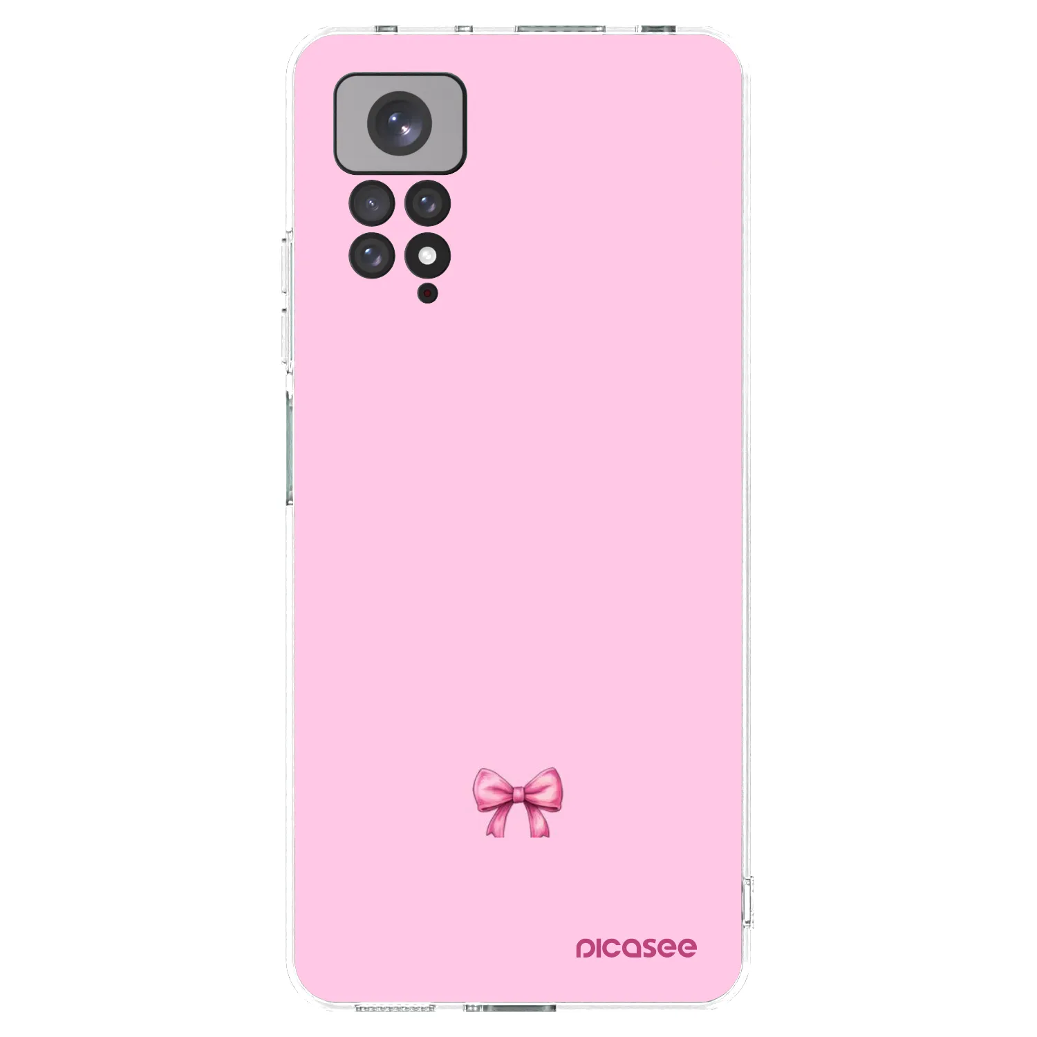 Picasee silikonski prozorni ovitek za Xiaomi Redmi Note 11 - Blush bow