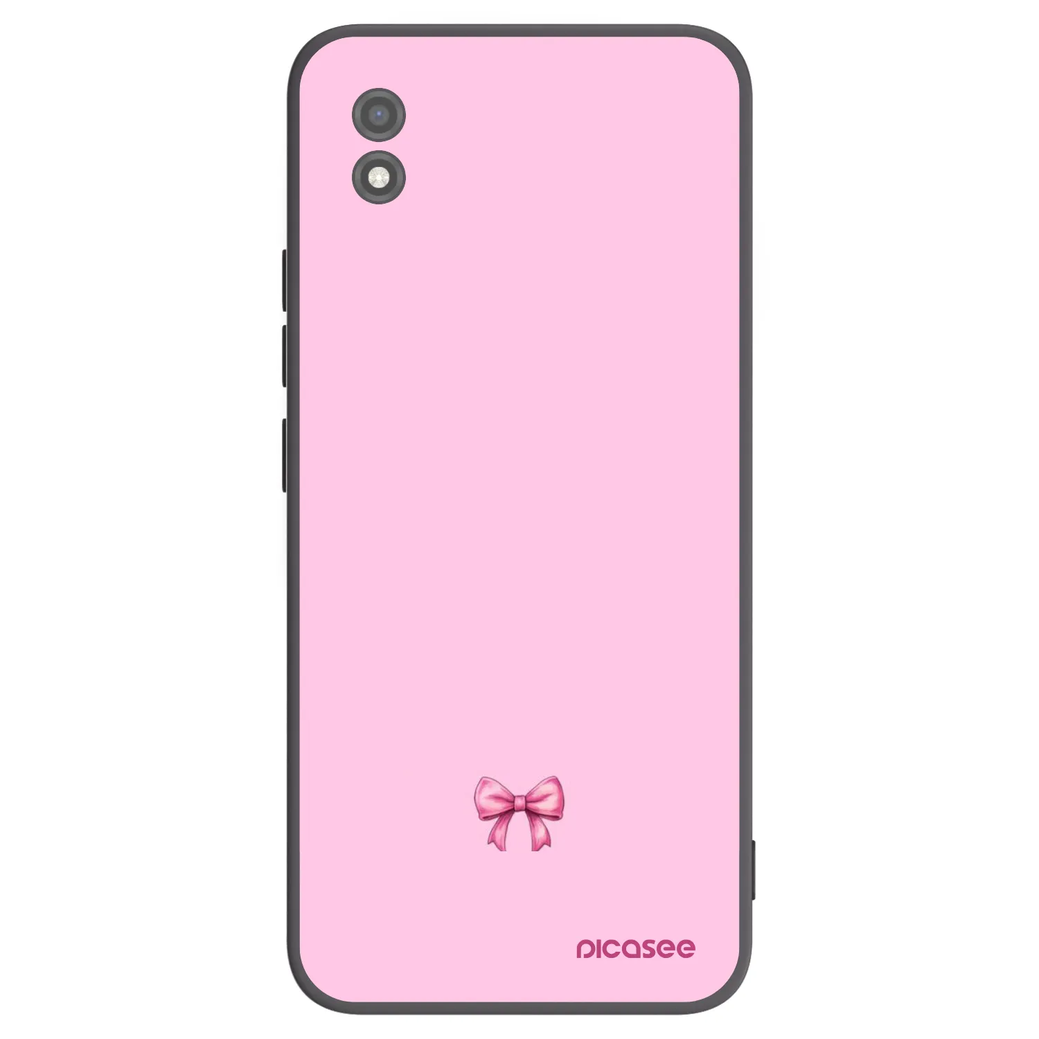 Picasee silikonski črni ovitek za Realme C11 (2021) - Blush bow