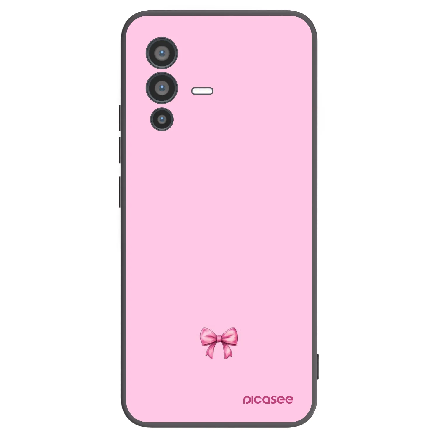 Picasee silikonski črni ovitek za Vivo V23 5G - Blush bow