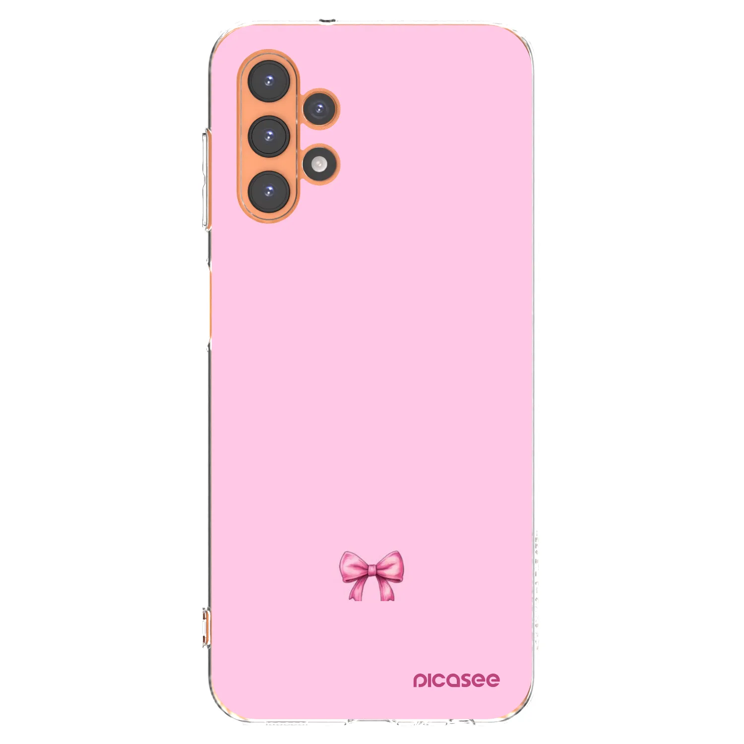 Picasee silikonski prozorni ovitek za Samsung Galaxy A13 4G A135 - Blush bow