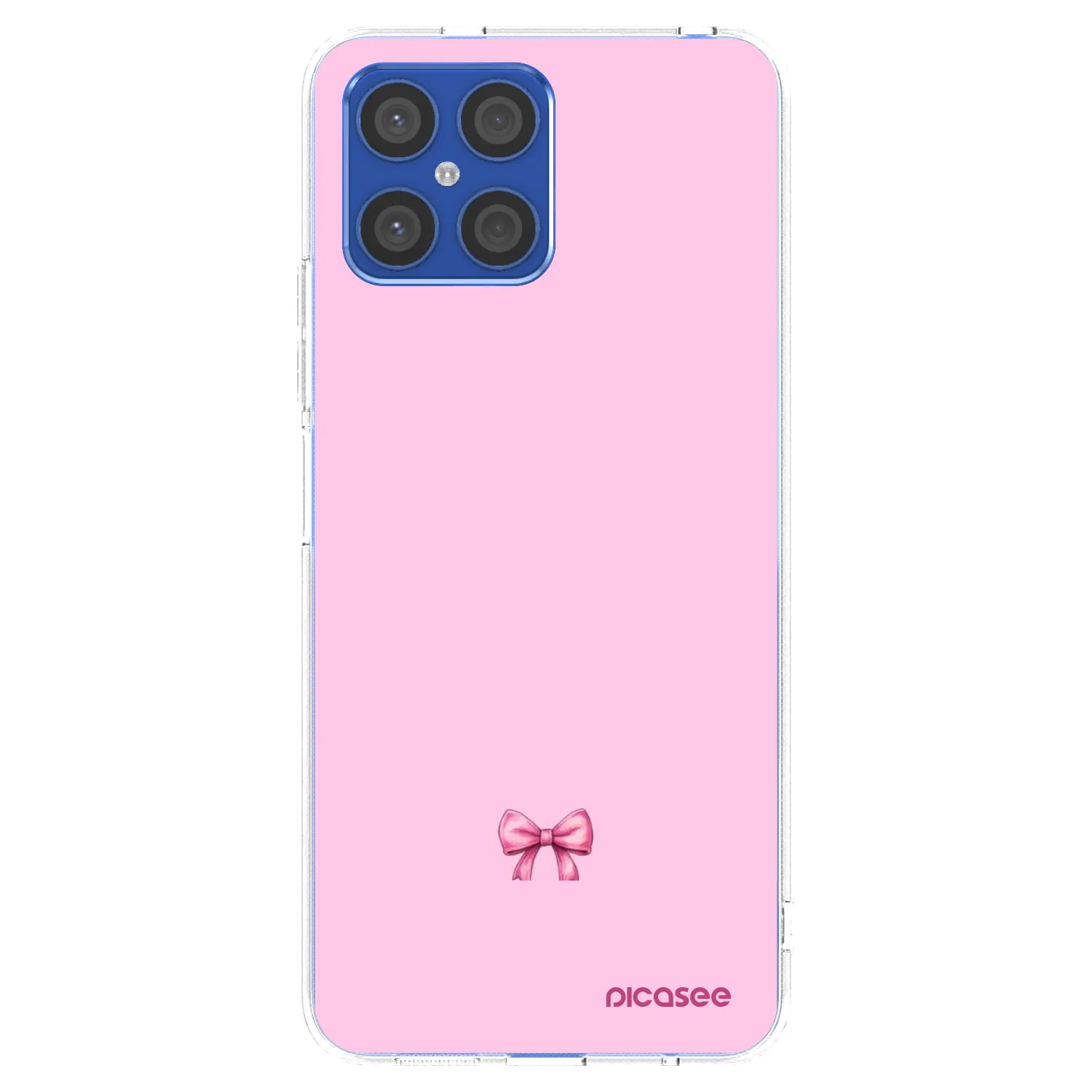 Picasee silikonski prozorni ovitek za Honor X8 4G - Blush bow
