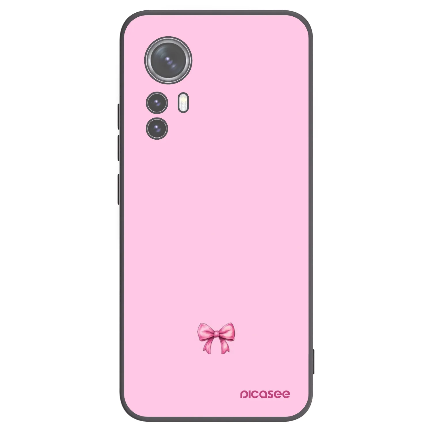 Picasee silikonski črni ovitek za Xiaomi 12X - Blush bow
