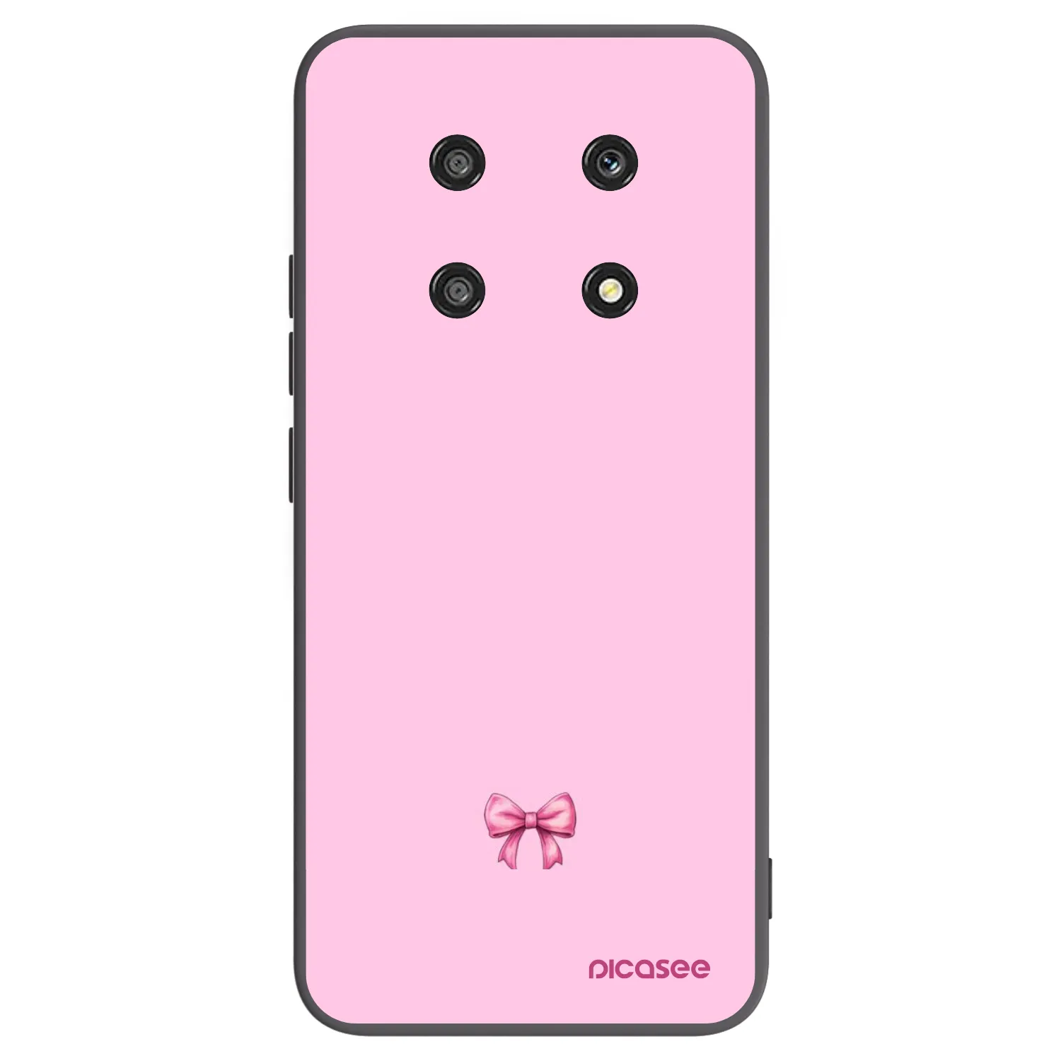Picasee silikonski črni ovitek za Honor Magic4 Lite 5G - Blush bow