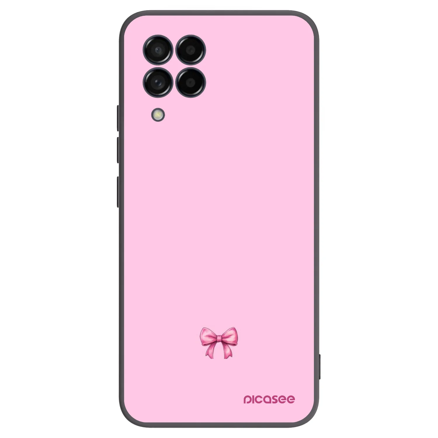 Picasee silikonski črni ovitek za Samsung Galaxy M53 5G - Blush bow