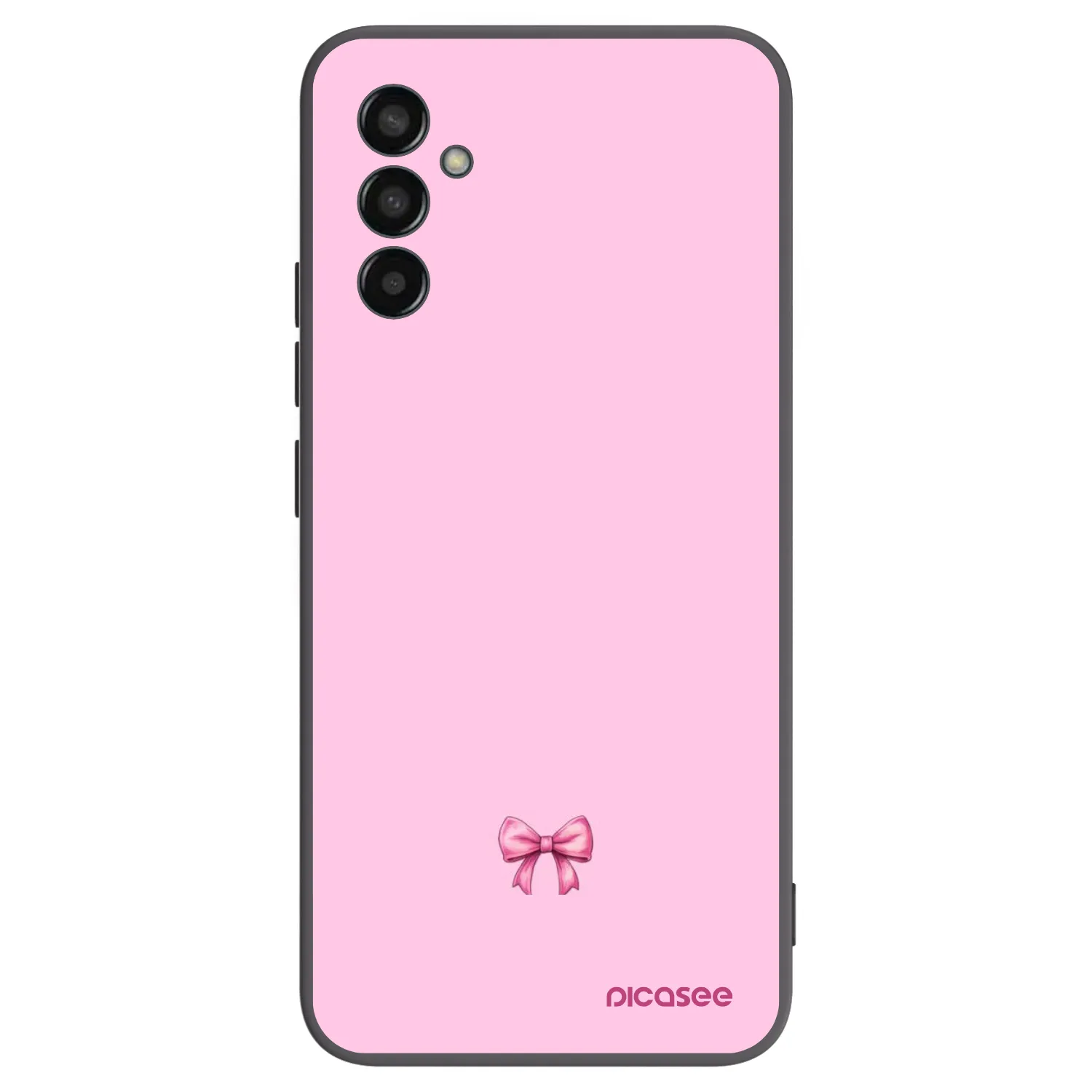 Picasee silikonski črni ovitek za Samsung Galaxy M13 M135F - Blush bow