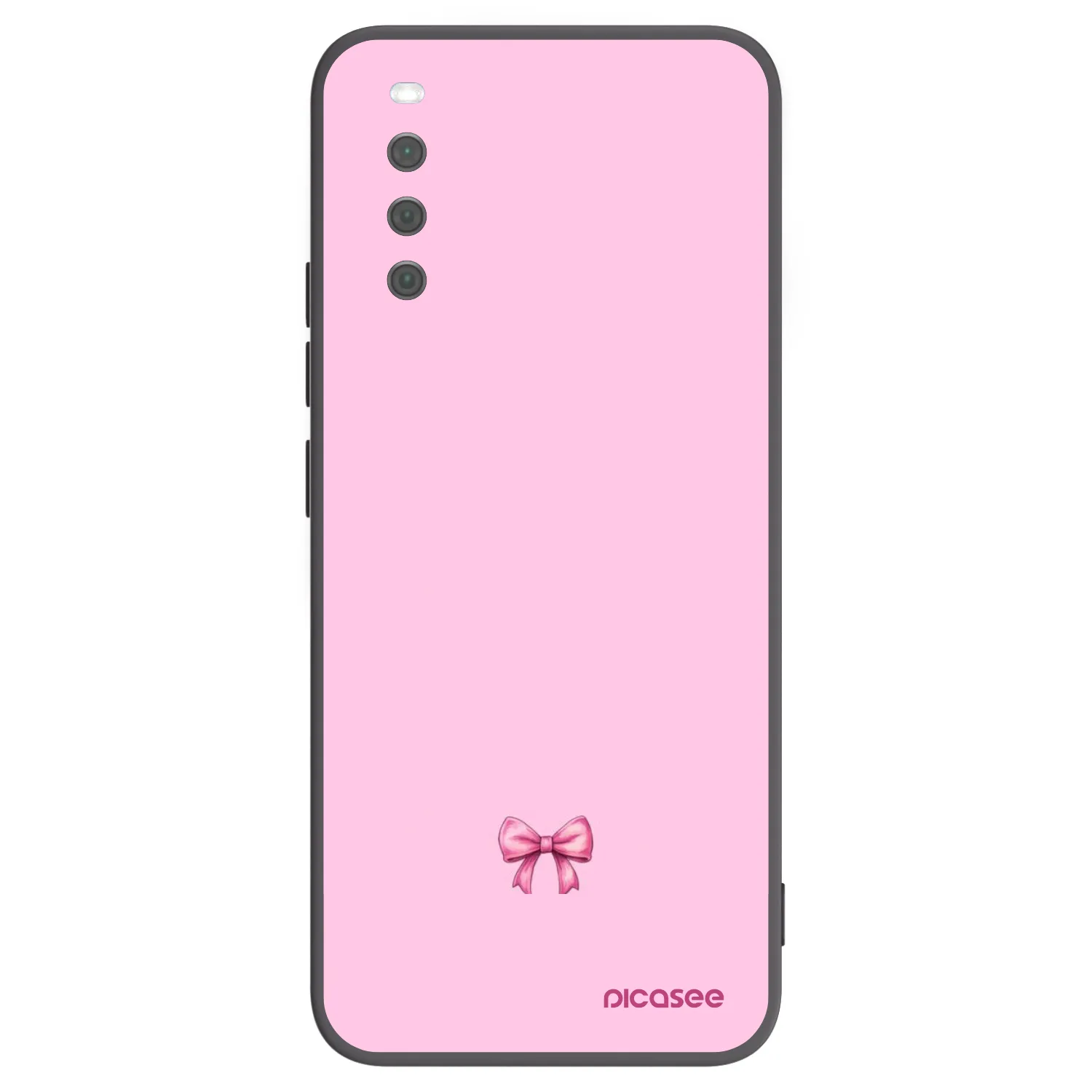 Picasee silikonski črni ovitek za Sony Xperia 10 III - Blush bow