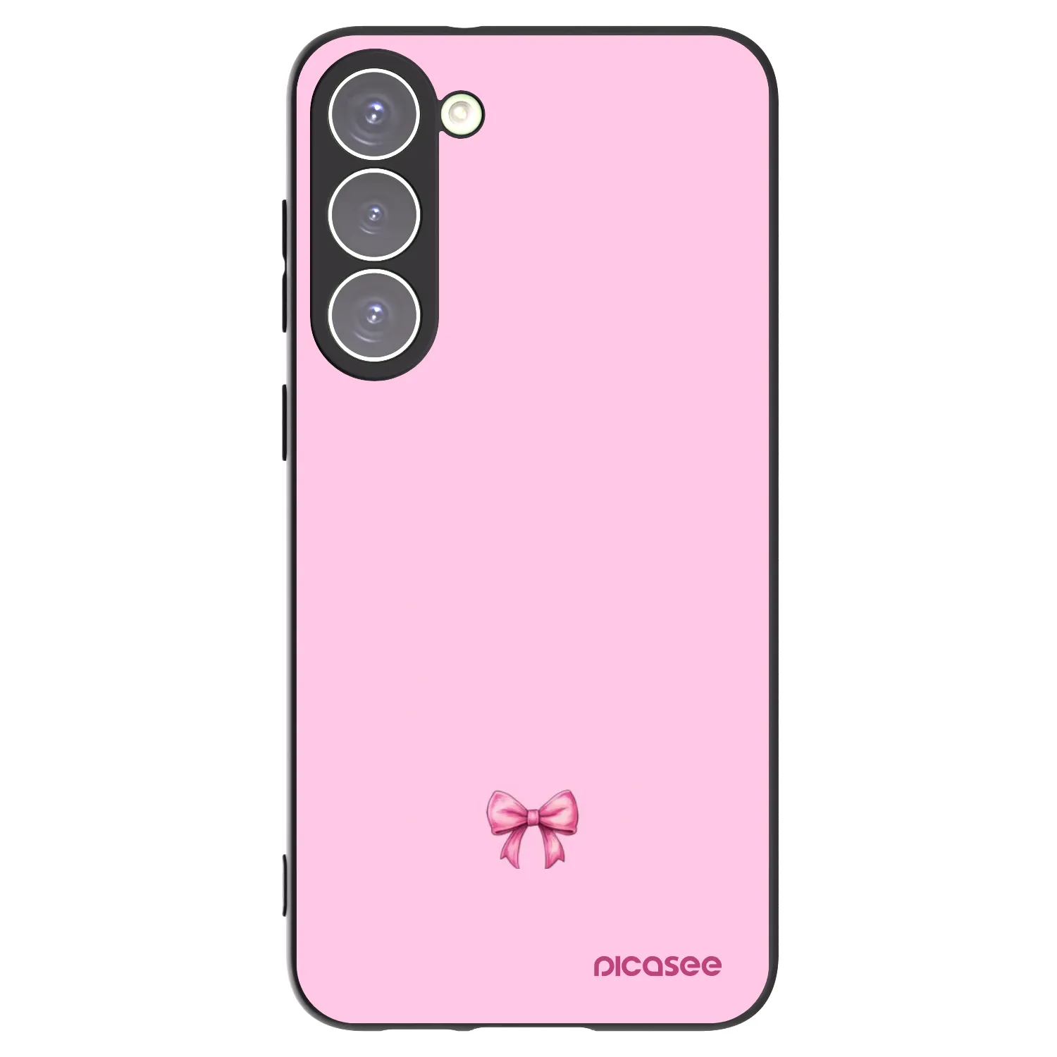 Picasee silikonski črni ovitek za Samsung Galaxy S23+ 5G - Blush bow
