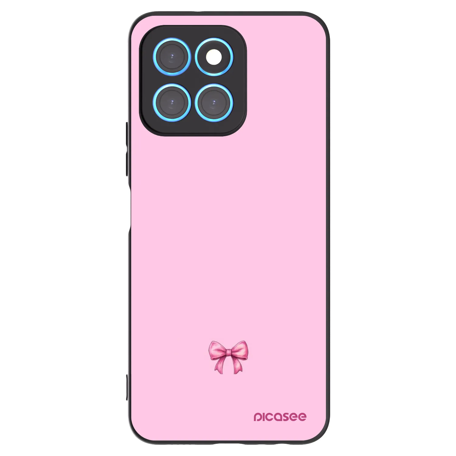 Picasee silikonski črni ovitek za Honor X6 - Blush bow