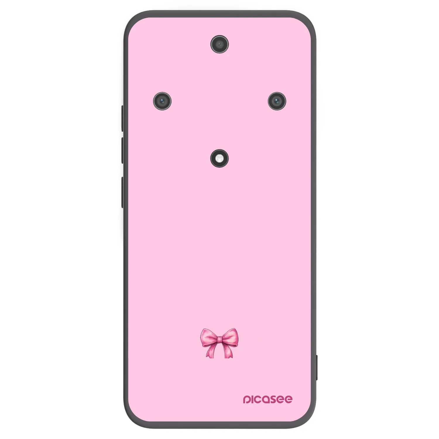 Picasee silikonski črni ovitek za Honor Magic5 Lite 5G - Blush bow