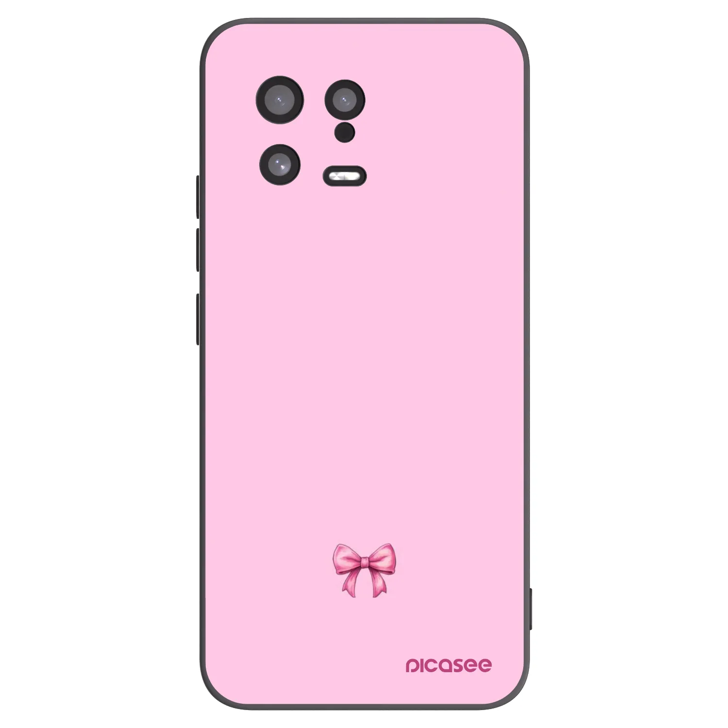 Picasee silikonski črni ovitek za Xiaomi 13 - Blush bow