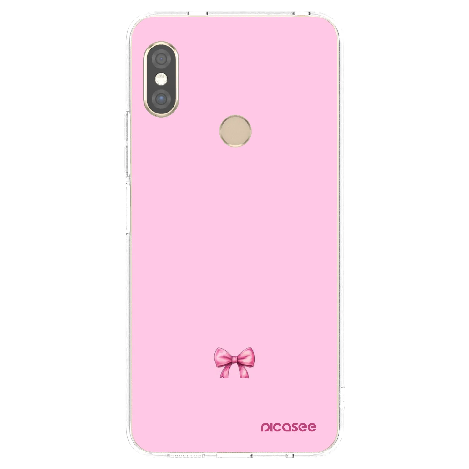 Picasee silikonski prozorni ovitek za Xiaomi Redmi Note 5 Global - Blush bow