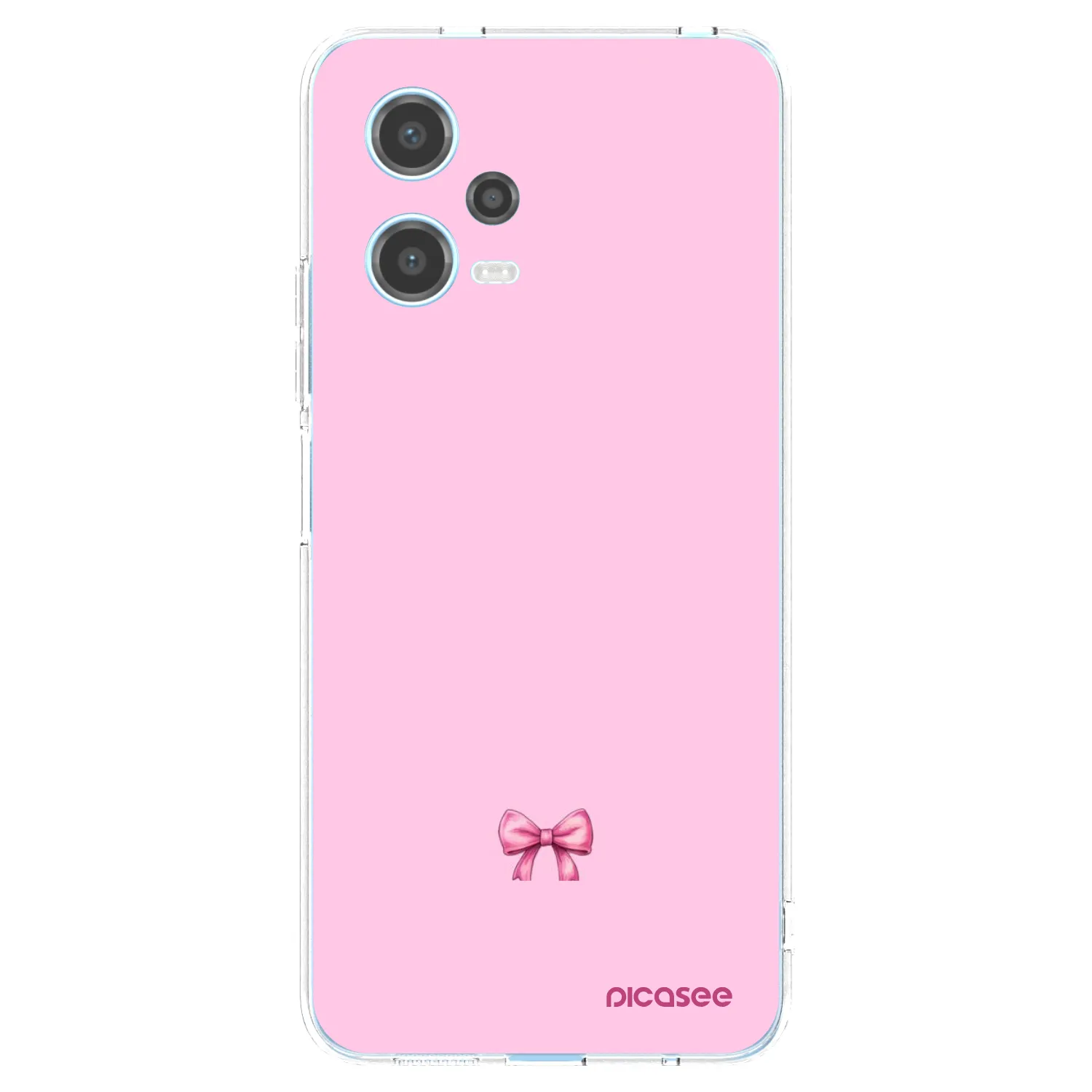 Picasee silikonski prozorni ovitek za Xiaomi Redmi Note 12 5G - Blush bow