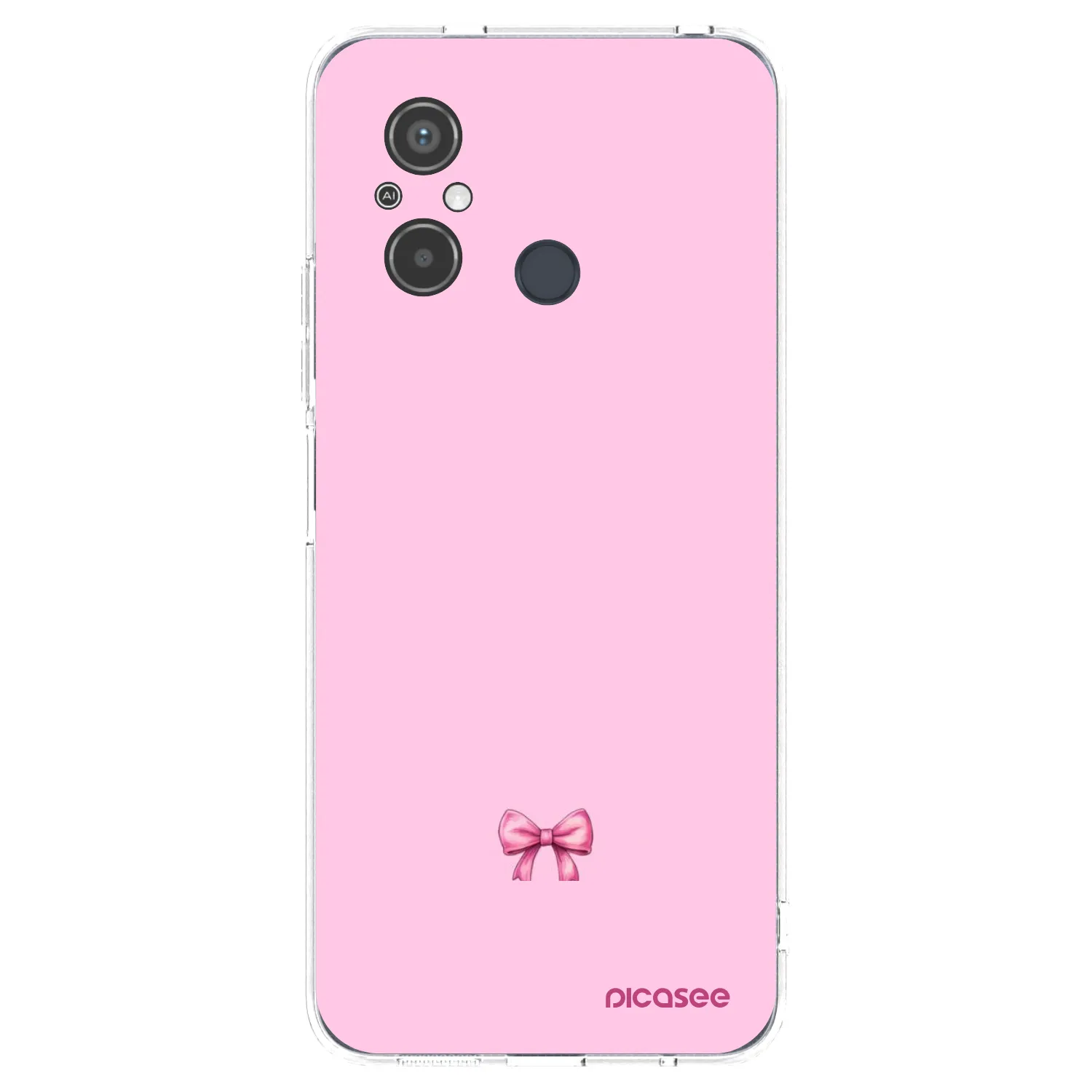 Picasee silikonski prozorni ovitek za Xiaomi Redmi 12C - Blush bow