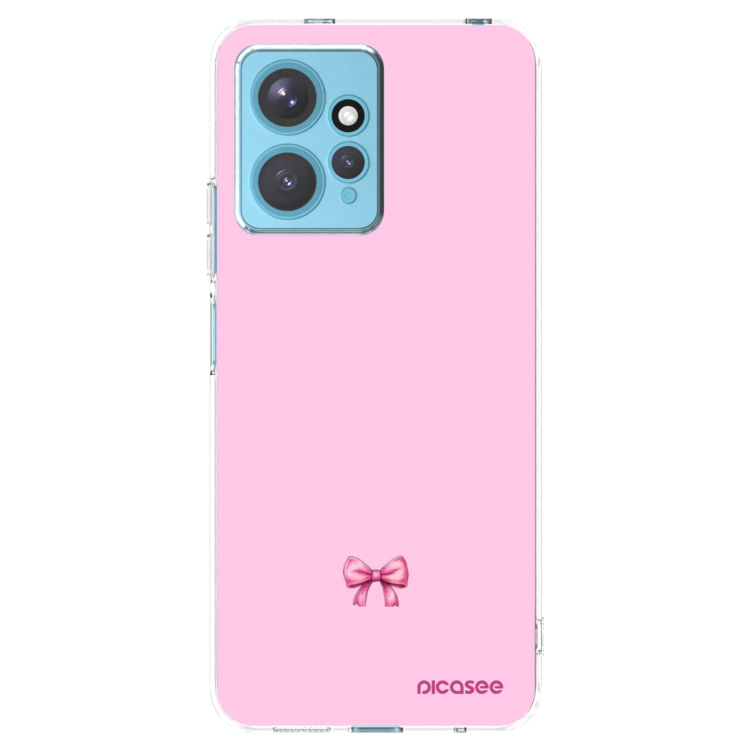 Picasee silikonski prozorni ovitek za Xiaomi Redmi Note 12 4G - Blush bow