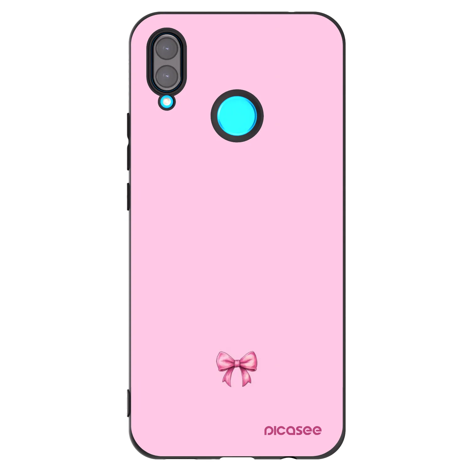 Picasee silikonski črni ovitek za Huawei Nova 3 - Blush bow