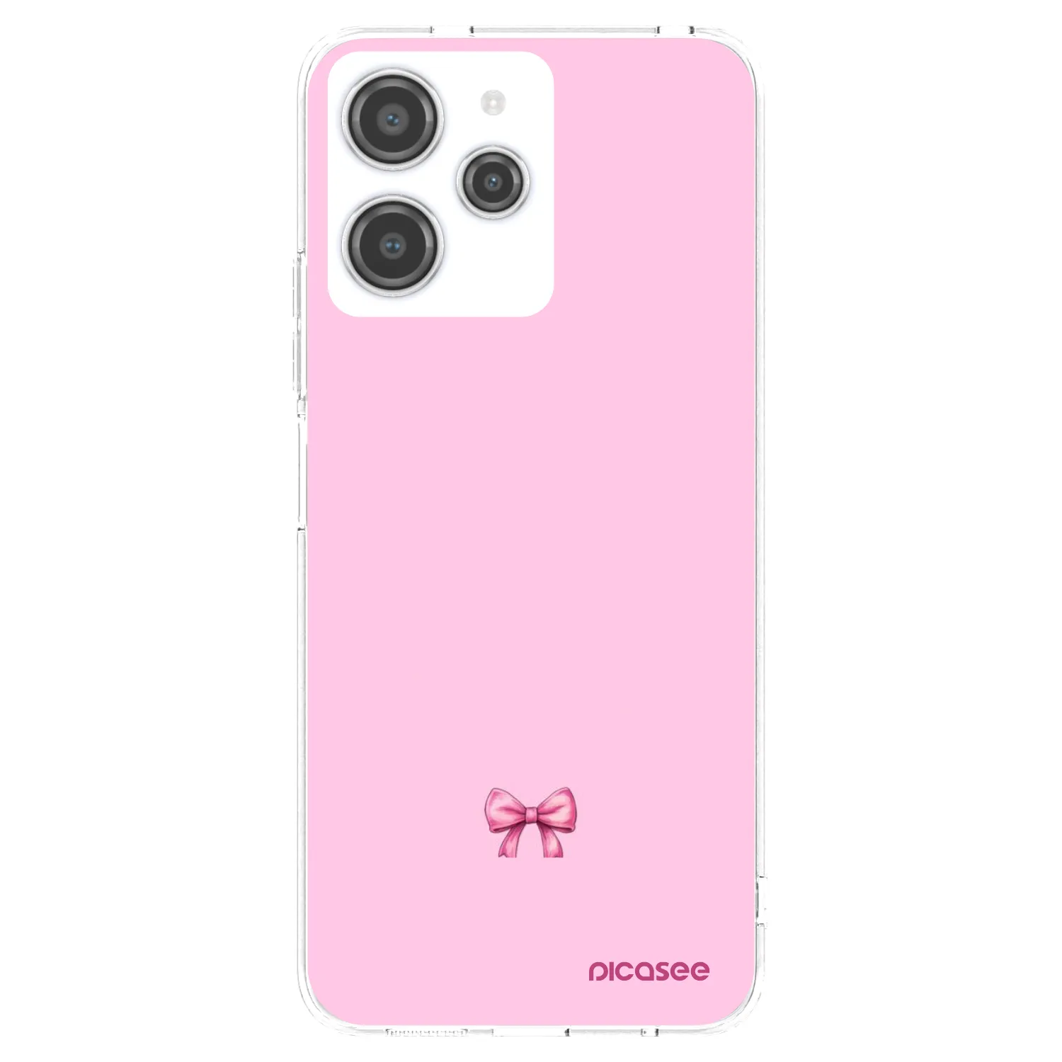 Picasee silikonski prozorni ovitek za Xiaomi Redmi 12 4G - Blush bow