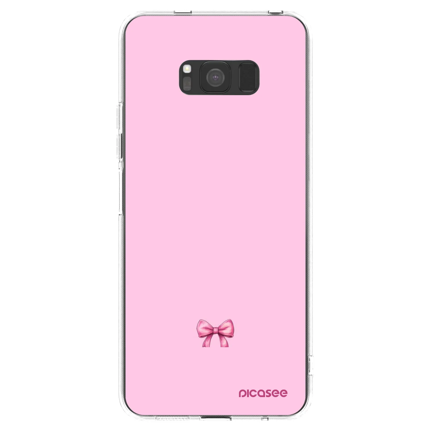 Picasee silikonski prozorni ovitek za Samsung Galaxy S8 G950F - Blush bow