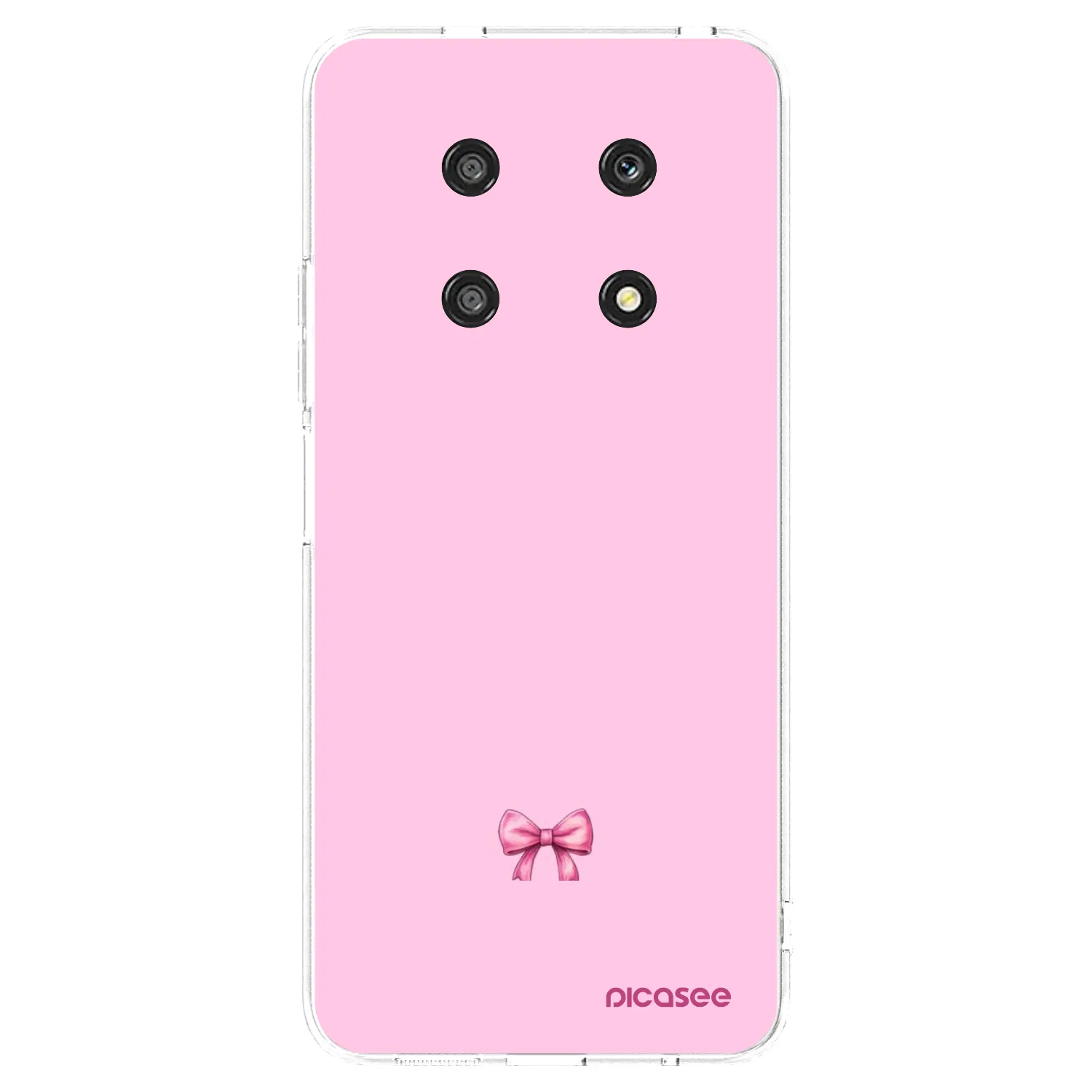 Picasee silikonski prozorni ovitek za Honor Magic4 Lite 5G - Blush bow