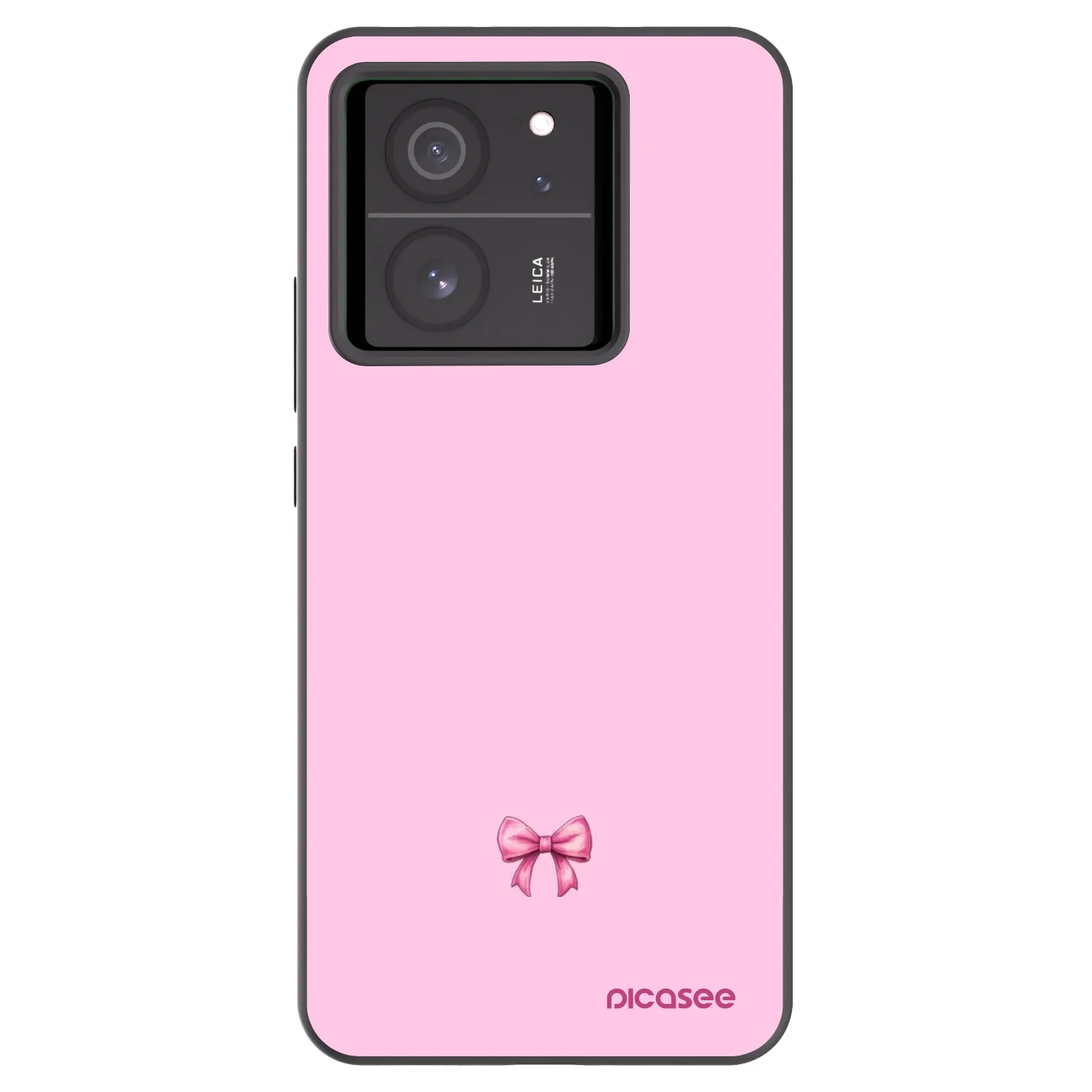 Picasee silikonski črni ovitek za Xiaomi 13T Pro - Blush bow