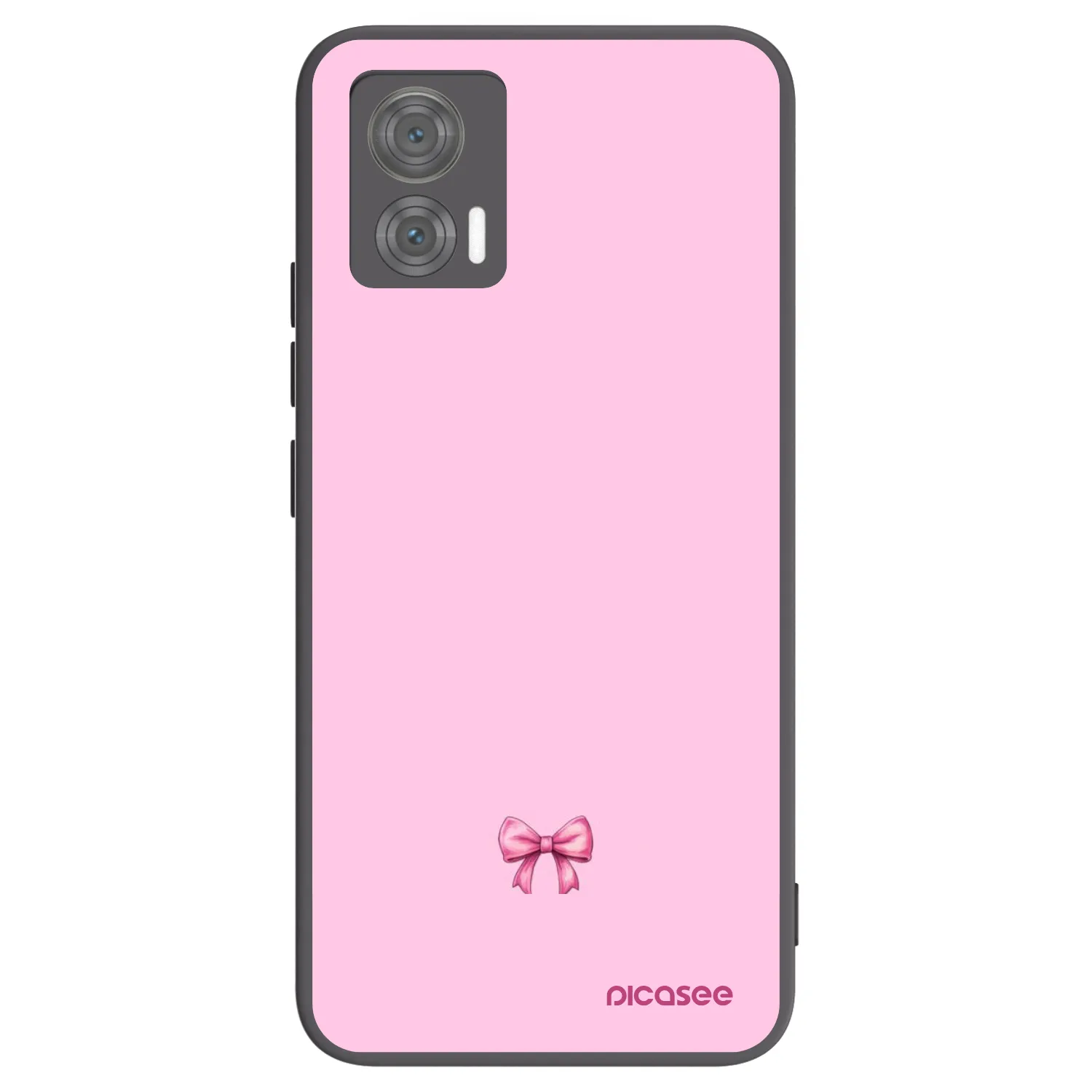 Picasee silikonski črni ovitek za Motorola Edge 30 Neo - Blush bow