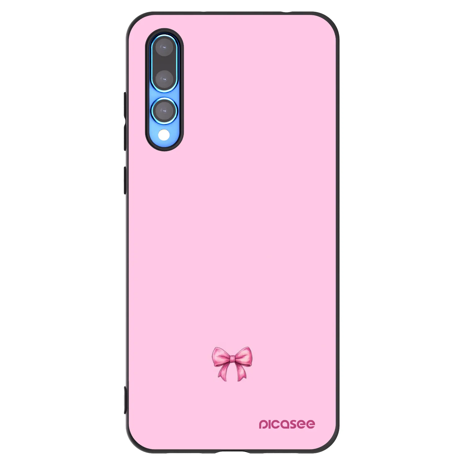 Picasee silikonski črni ovitek za Huawei P20 Pro - Blush bow