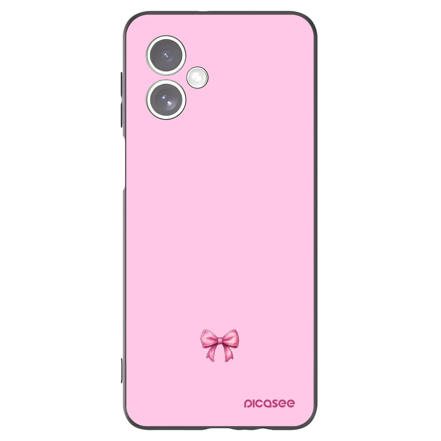 Picasee silikonski črni ovitek za Motorola Moto G54 5G - Blush bow