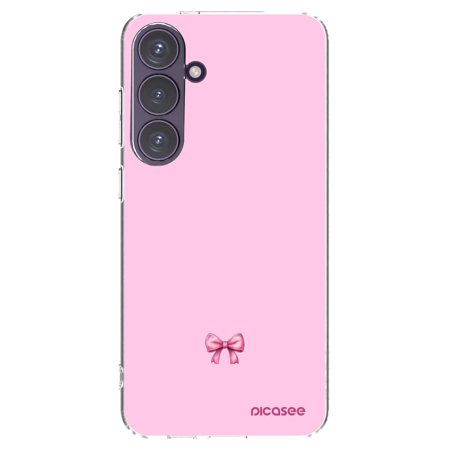 Picasee silikonski prozorni ovitek za Samsung Galaxy S24+ S926B 5G - Blush bow