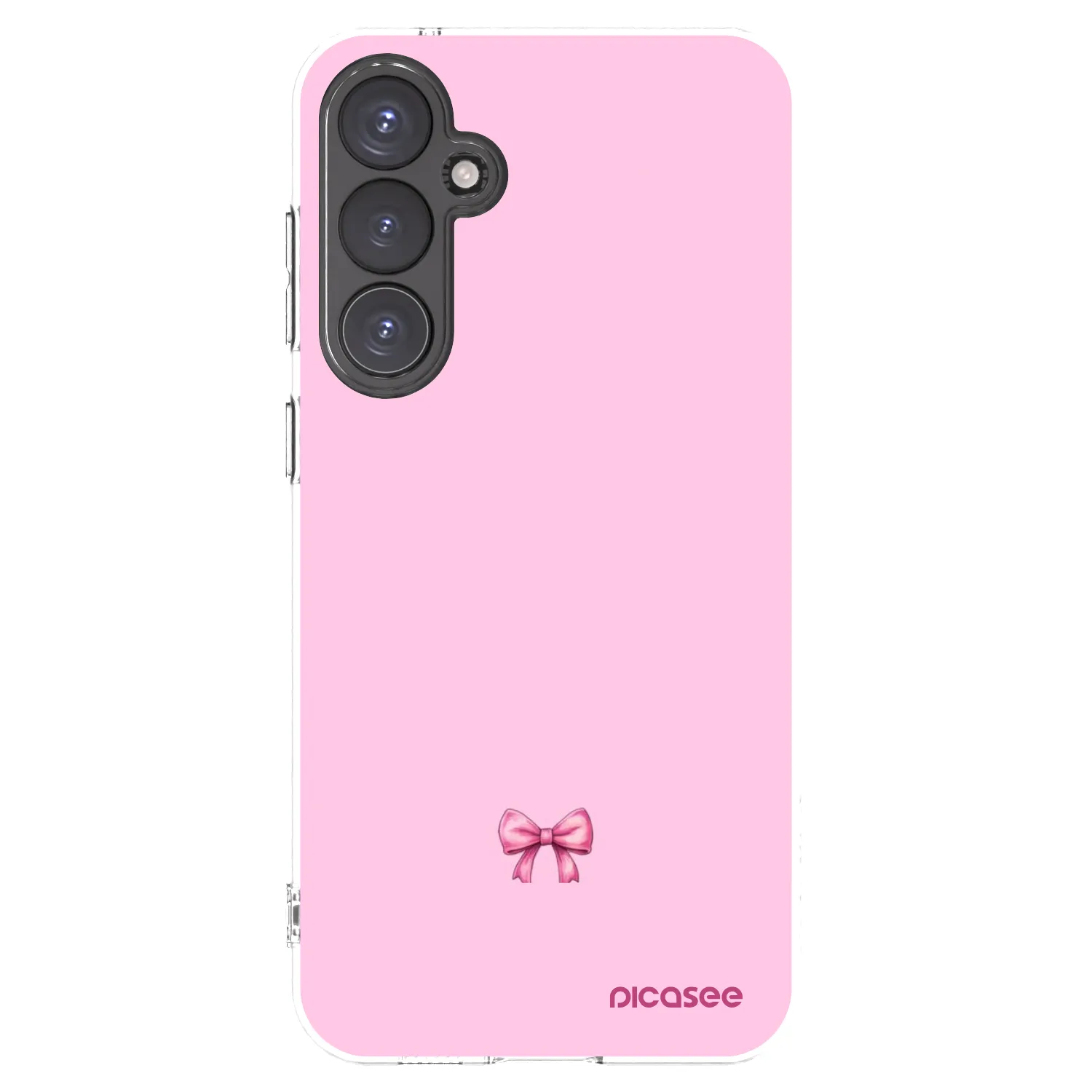Picasee silikonski prozorni ovitek za Samsung Galaxy S23 FE S711B - Blush bow