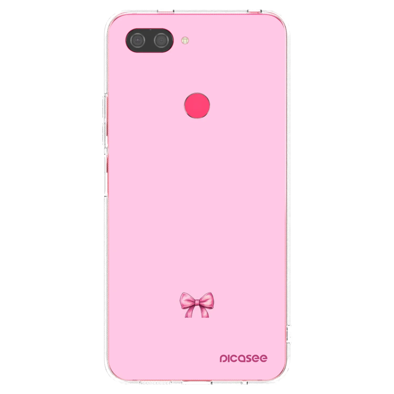 Picasee silikonski prozorni ovitek za Xiaomi Mi 8 Lite - Blush bow