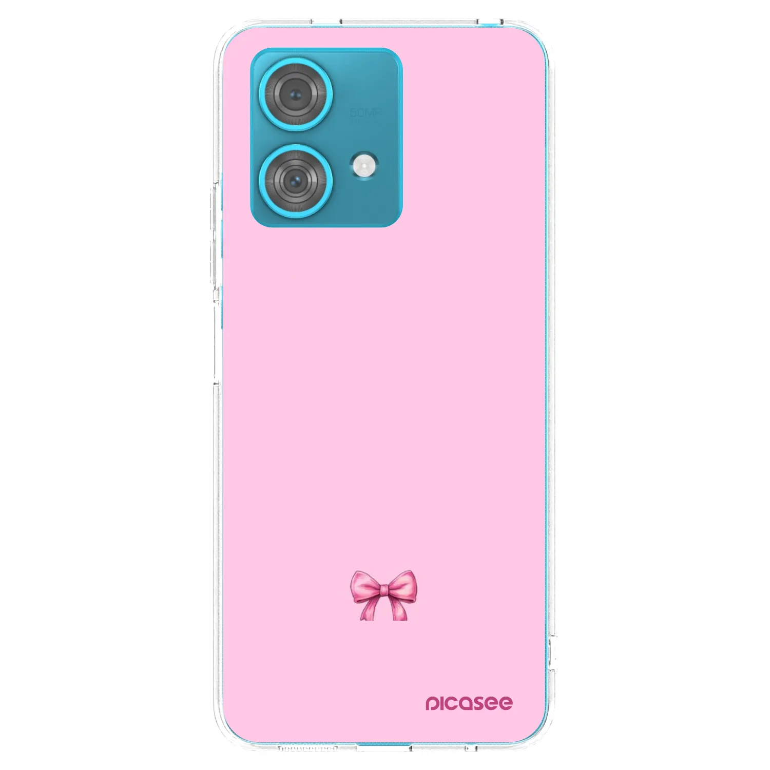 Picasee silikonski prozorni ovitek za Motorola Edge 40 Neo - Blush bow