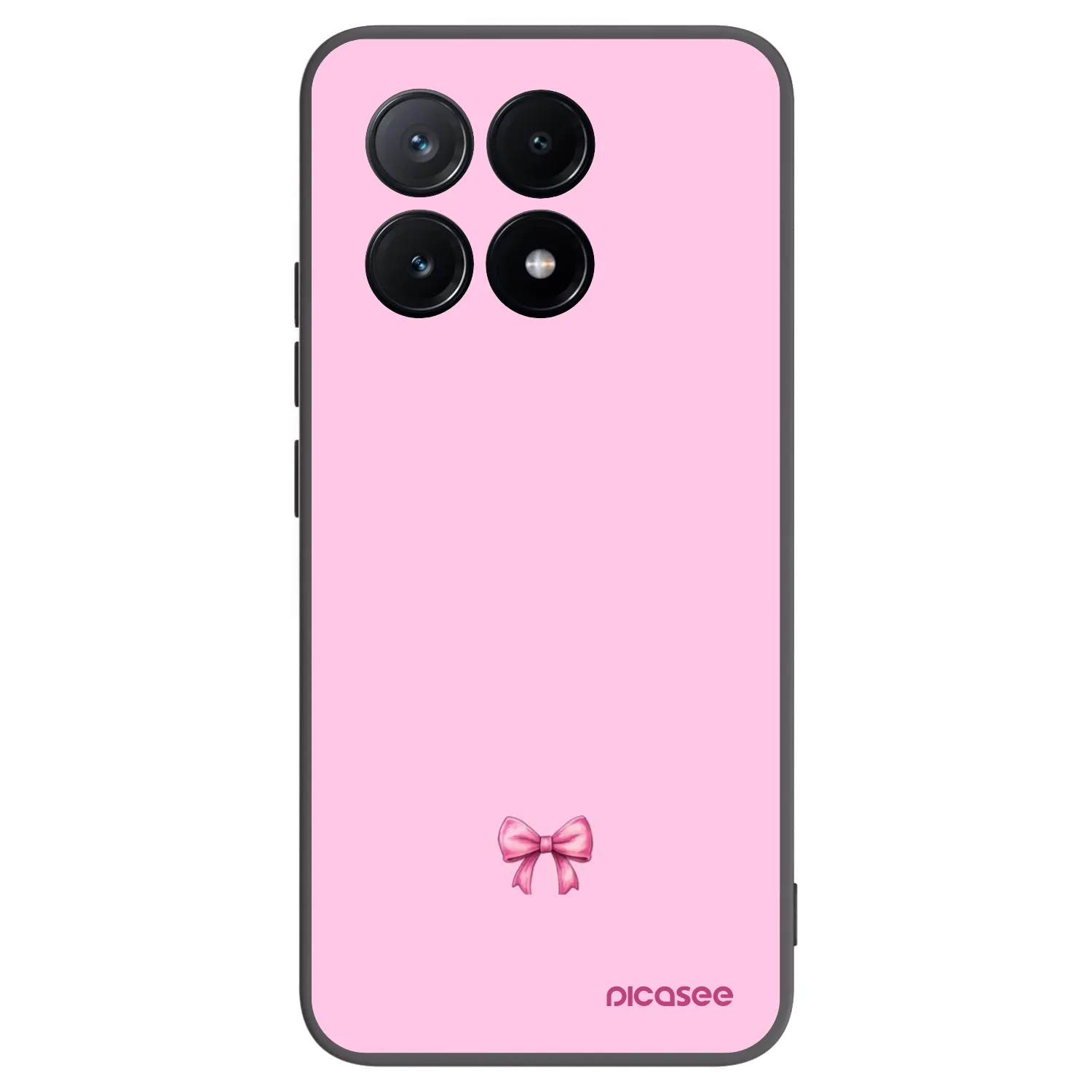 Picasee silikonski črni ovitek za Xiaomi Poco X6 Pro - Blush bow