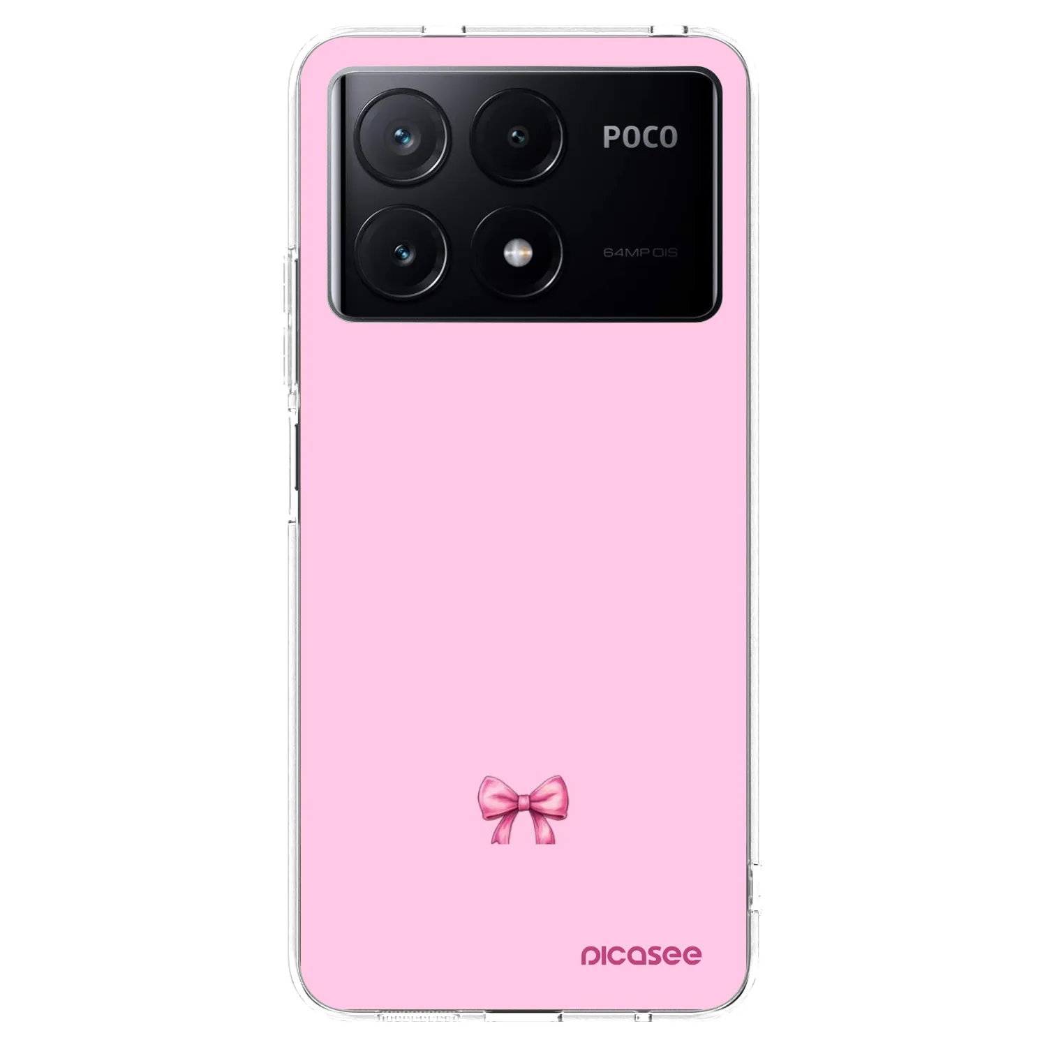 Picasee silikonski prozorni ovitek za Xiaomi Poco X6 Pro - Blush bow