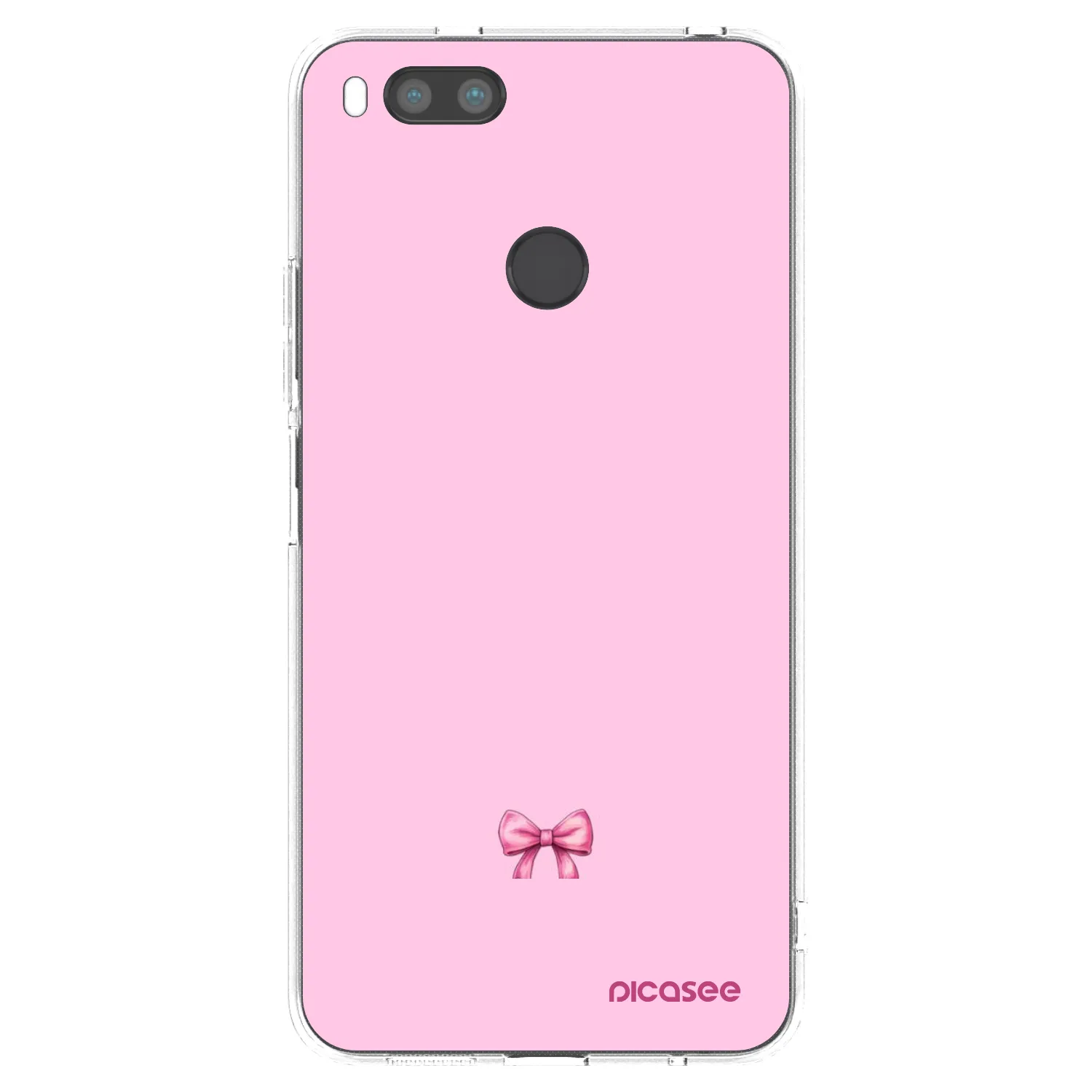 Picasee silikonski prozorni ovitek za Xiaomi Mi A1 Global - Blush bow