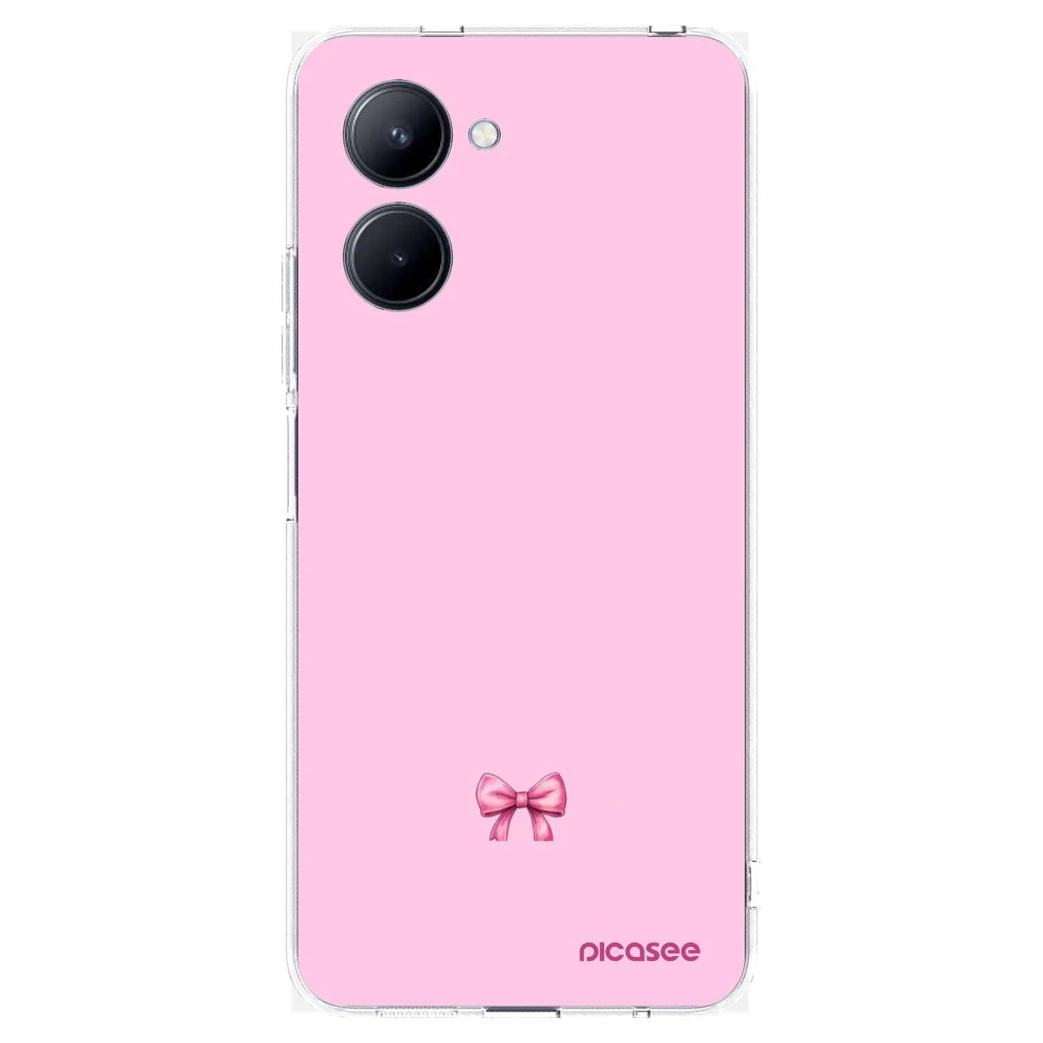 Picasee silikonski prozorni ovitek za Realme C33 (2023) - Blush bow