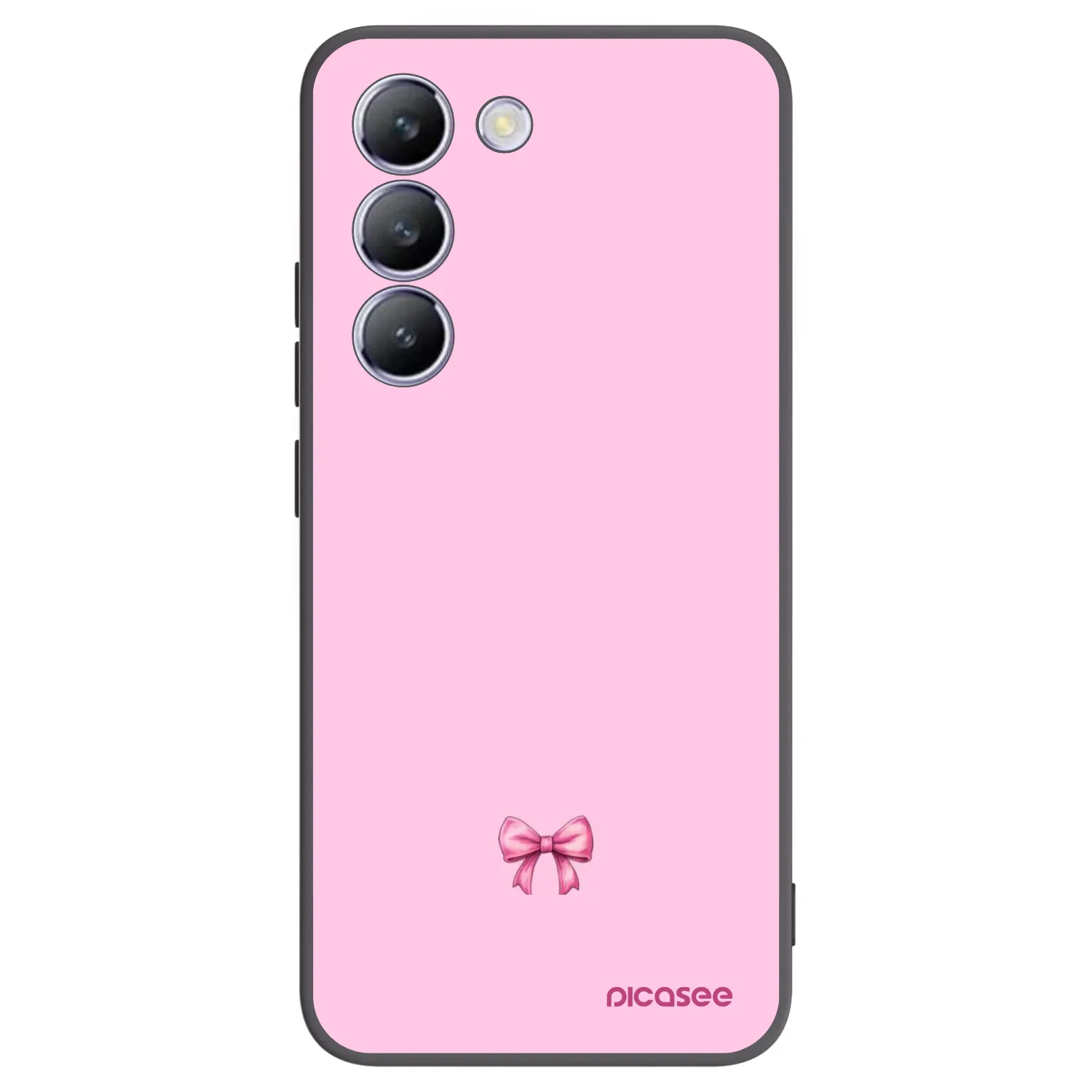 Picasee silikonski črni ovitek za Vivo V40 SE 5G - Blush bow