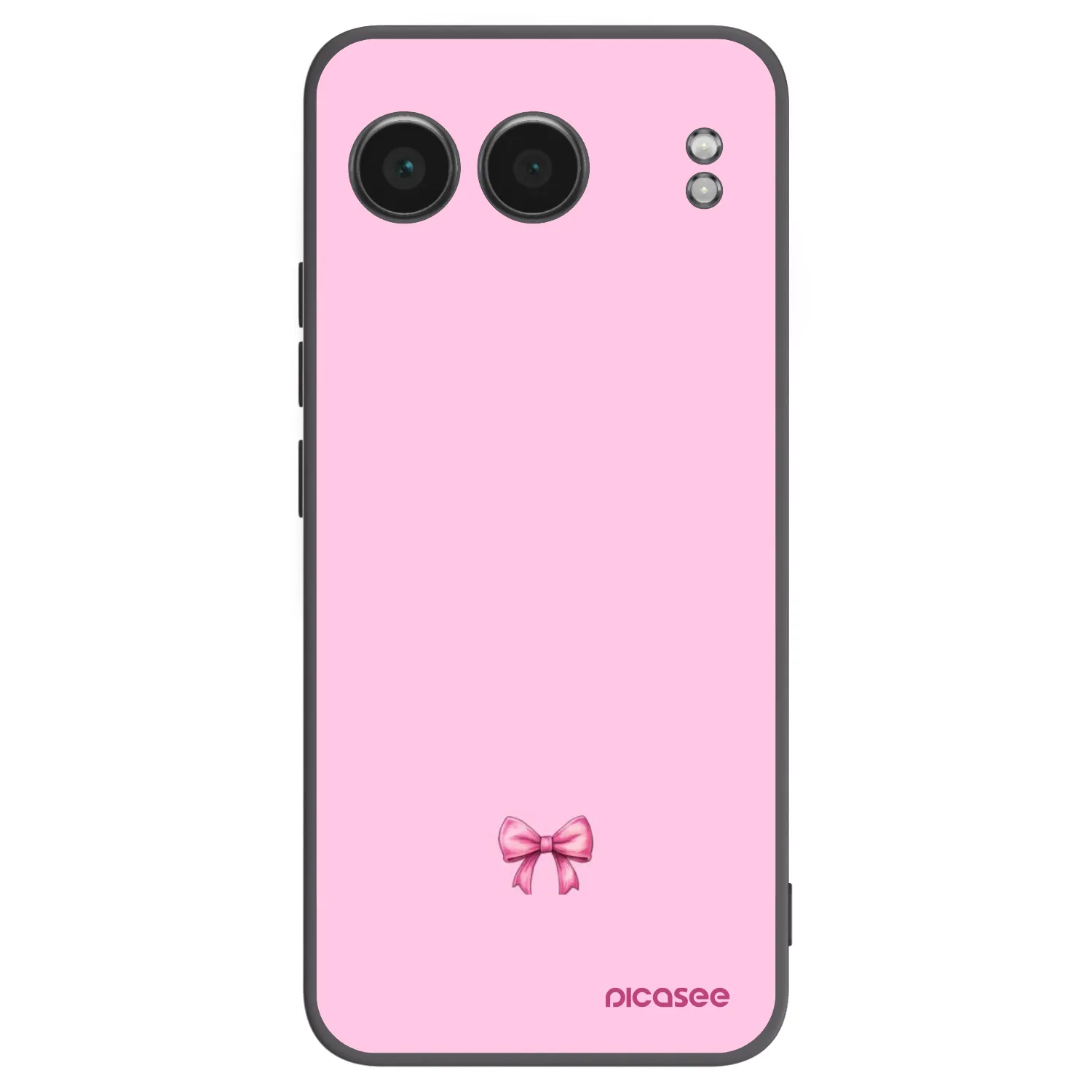 Picasee silikonski črni ovitek za OnePlus Nord 4 - Blush bow